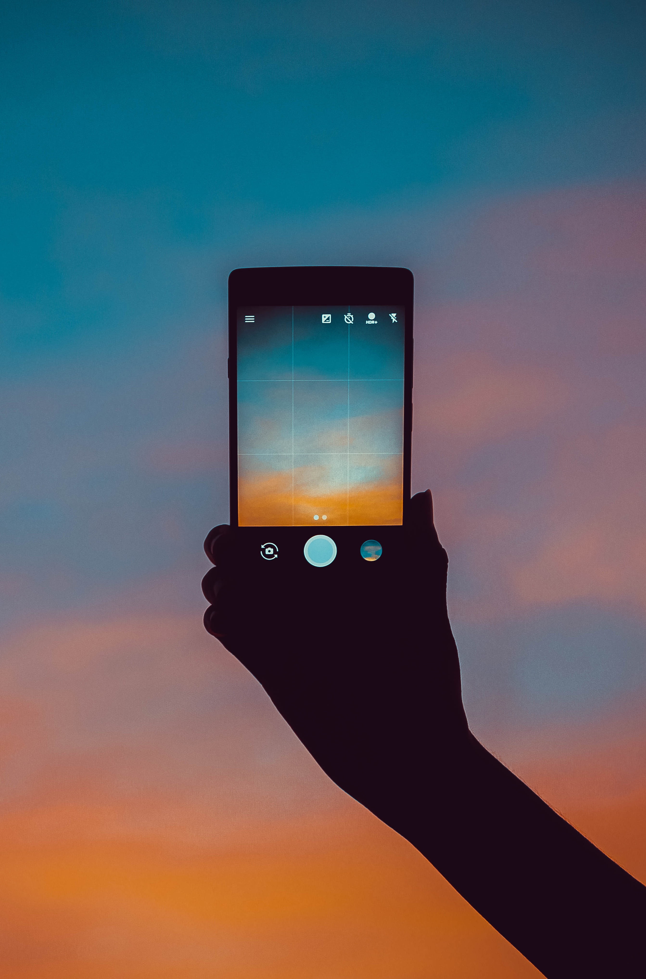 human Hand, holding, sky, one person, modern, device screen, touch screen, silhouette, arm, mobile Phone, digital composite, gadget, wireless technology, Phone HD Wallpaper