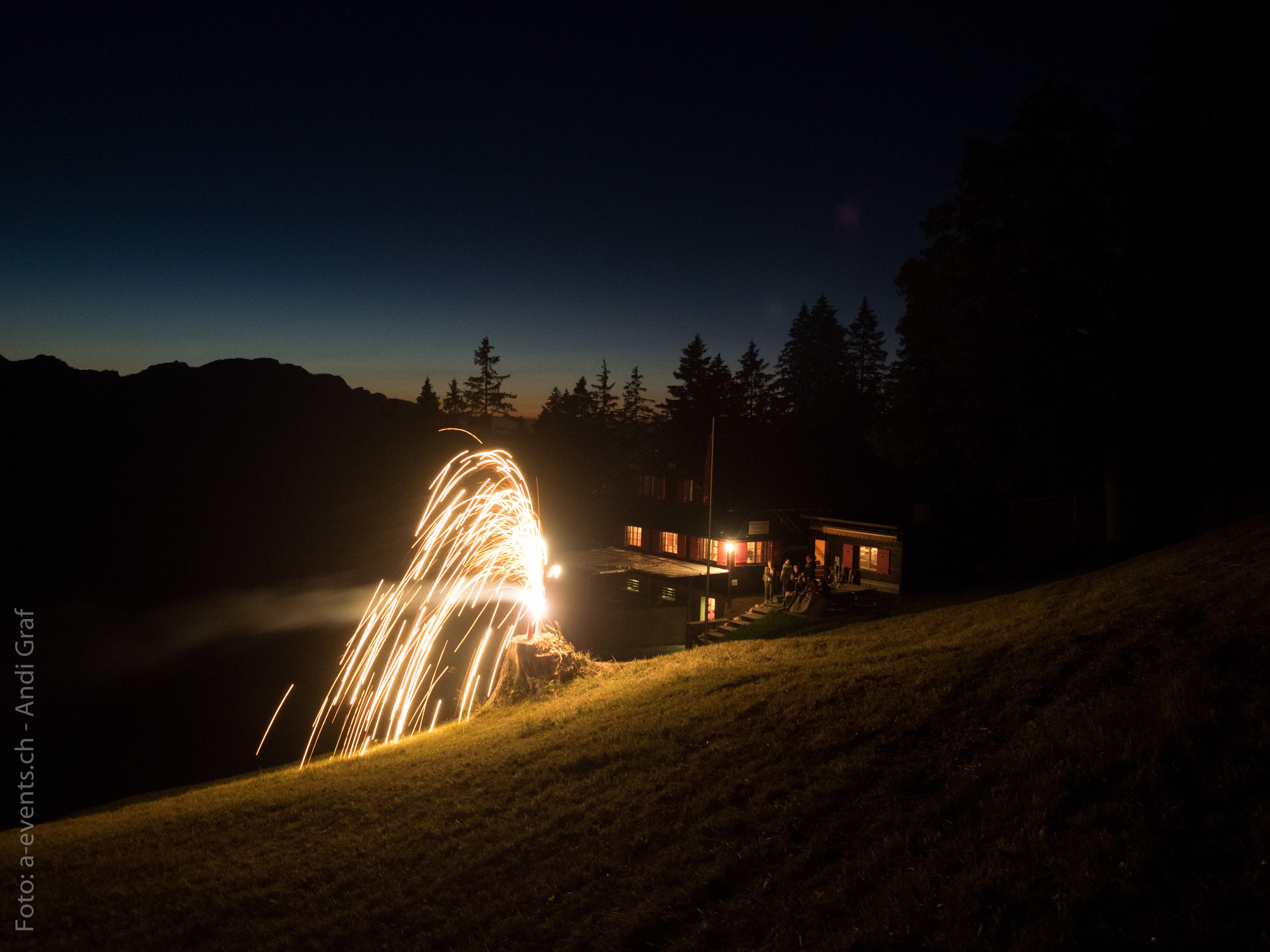 fireworks, national day, glowing, motion, field, no people, night, hut, alp, nature, transportation, dusk, radio, scenics - nature, illuminated, 4K, light - natural phenomenon, HD Wallpaper