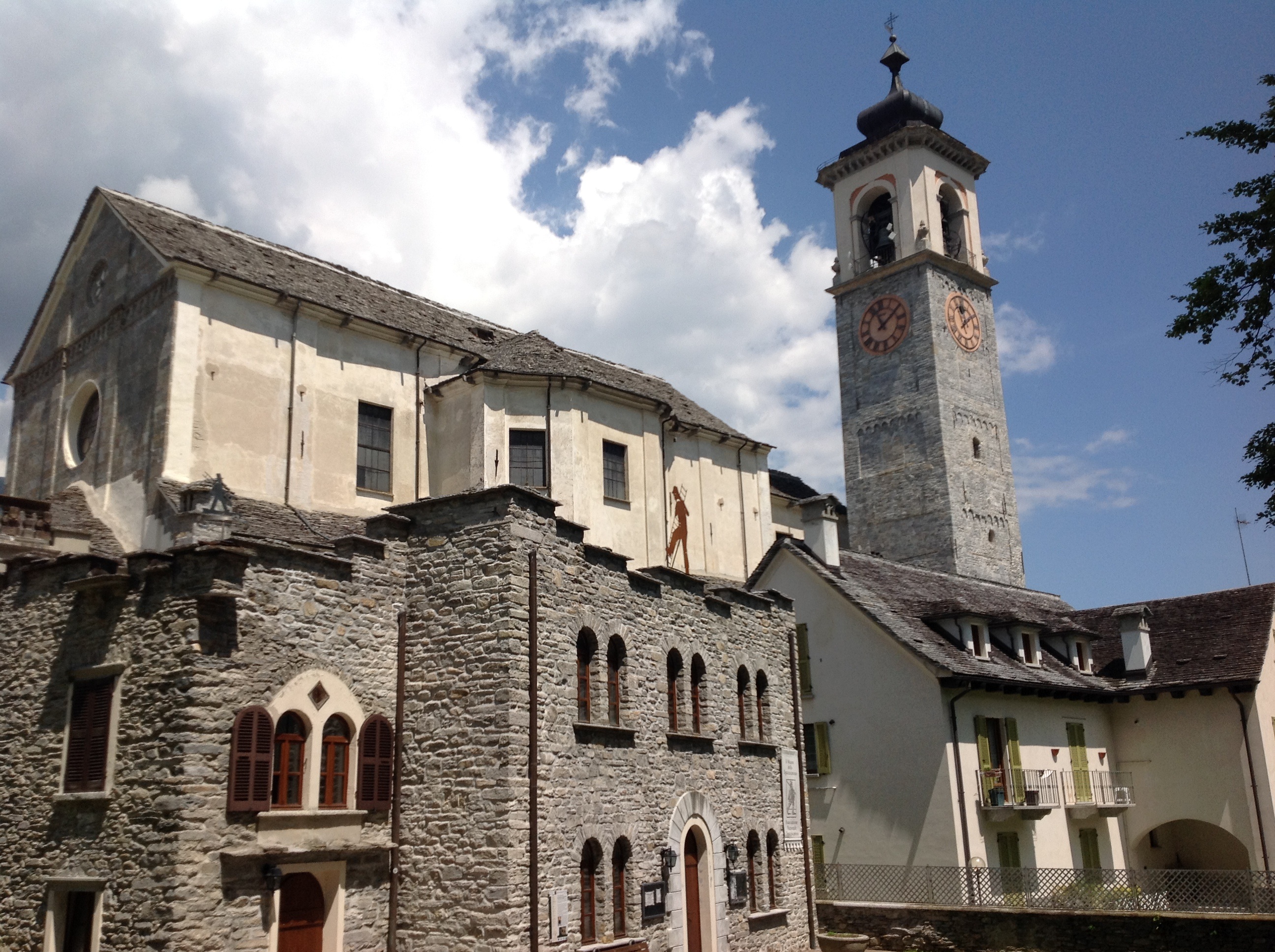 history, nature, museum chimney sweeps, valley vigezzo, sky, old, church, travel destinations, building exterior, low angle view, clock tower, cloud - sky, HD Wallpaper