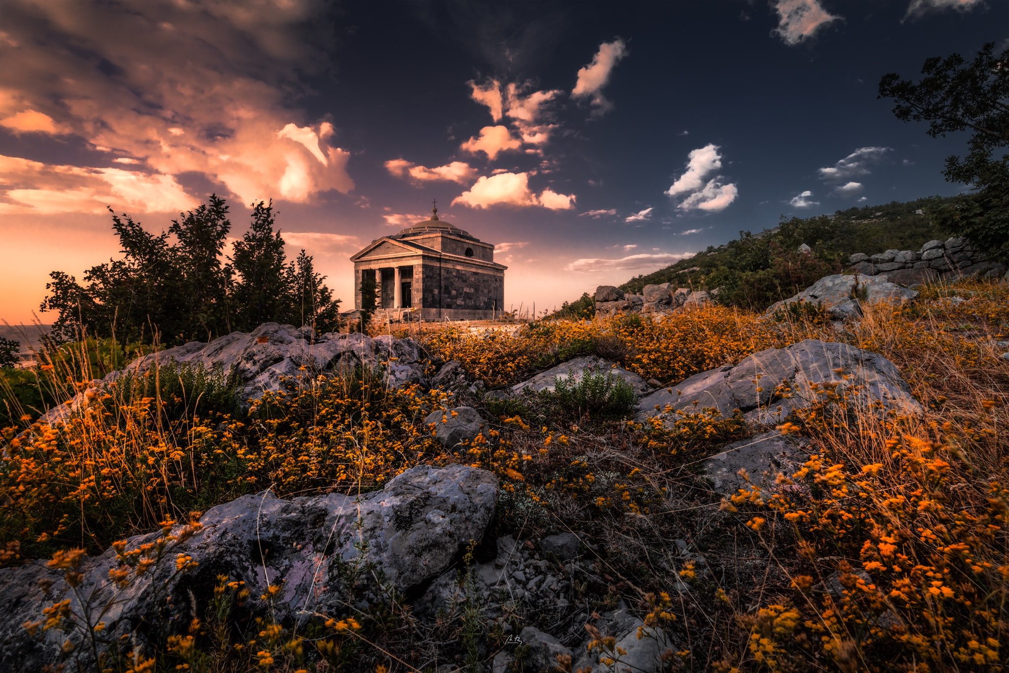 Croatia, 1080P, Southern Velebit, Sveti Frane Church, Podprag, HD Wallpaper