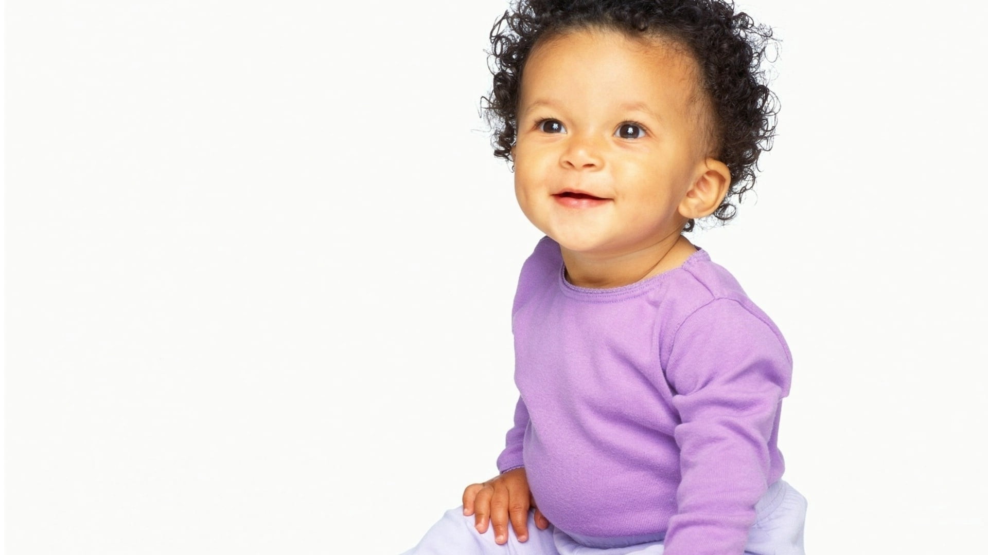 curly, smile, childhood, small, isolated, boys, baby Girls, human Face, neck, front view, curly hair, cheerful, lifestyles, face, happiness, lifestyle, HD Wallpaper