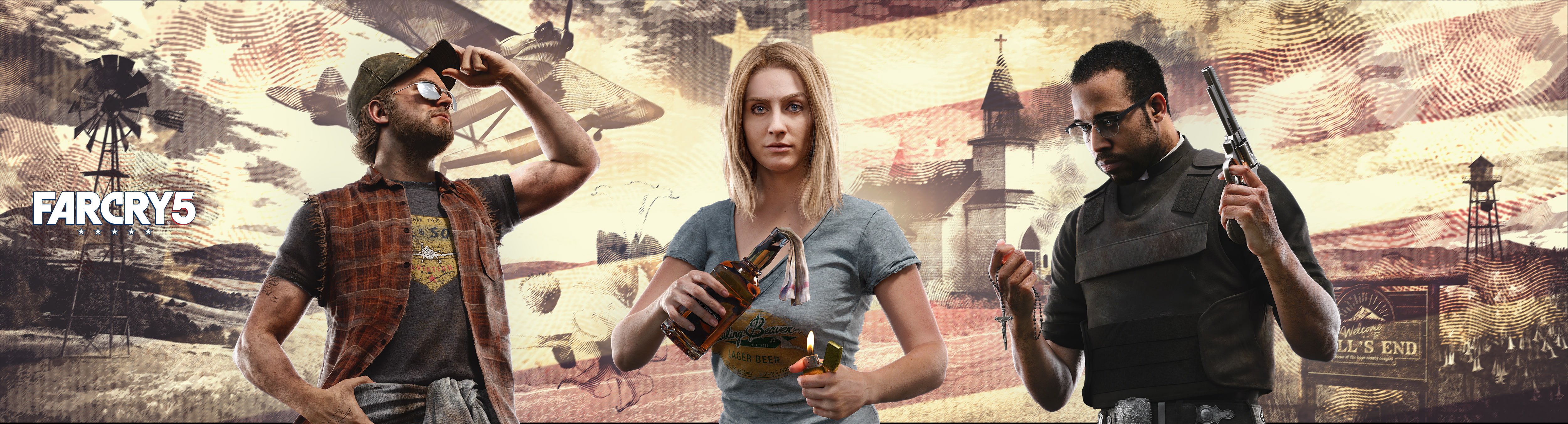 Far Cry 5, Nick Rye, Mary May, 4K, 4K, Jerome Jeffries, HD Wallpaper