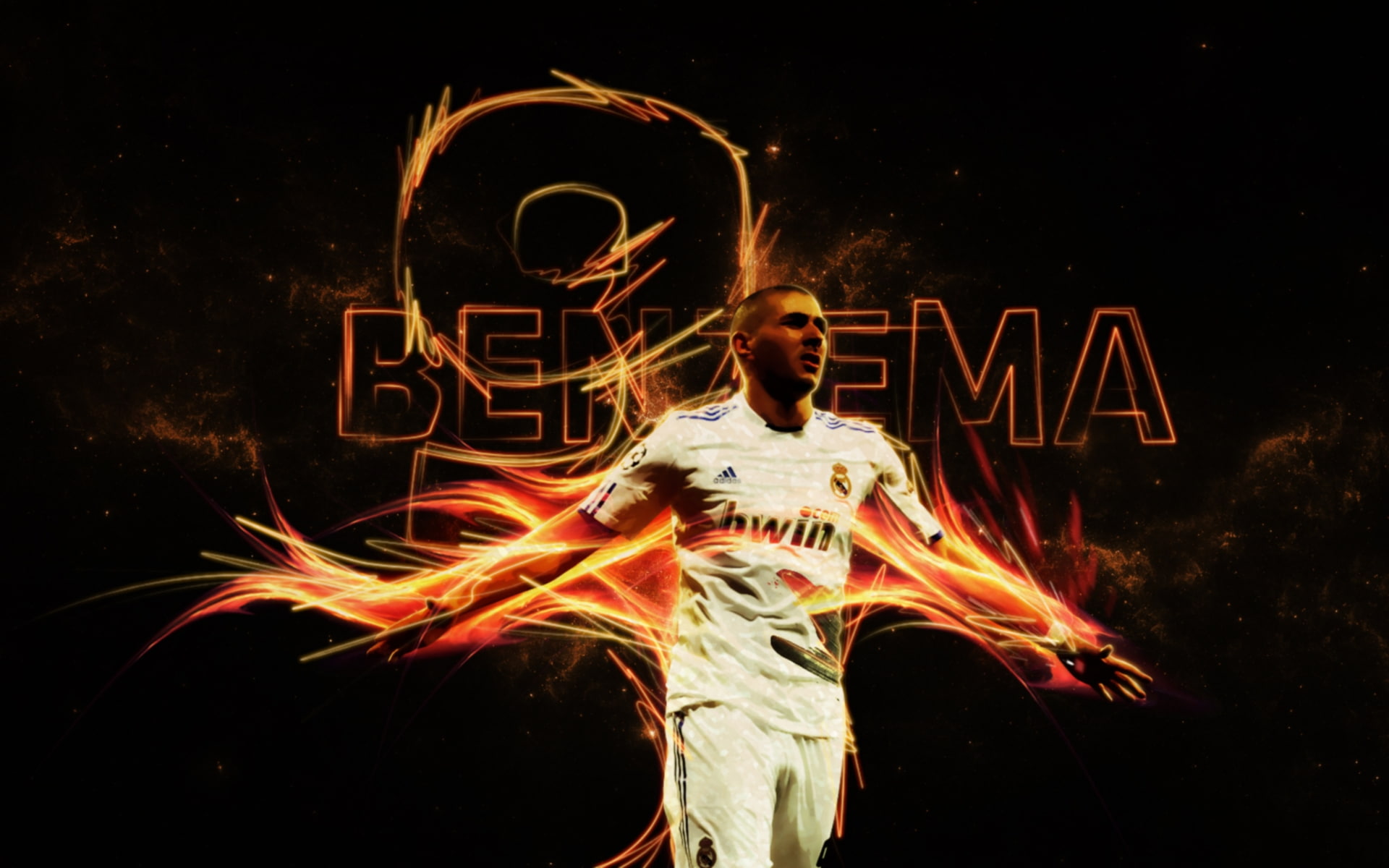 Soccer, Karim Benzema, 1080P, Real Madrid C.F., HD Wallpaper