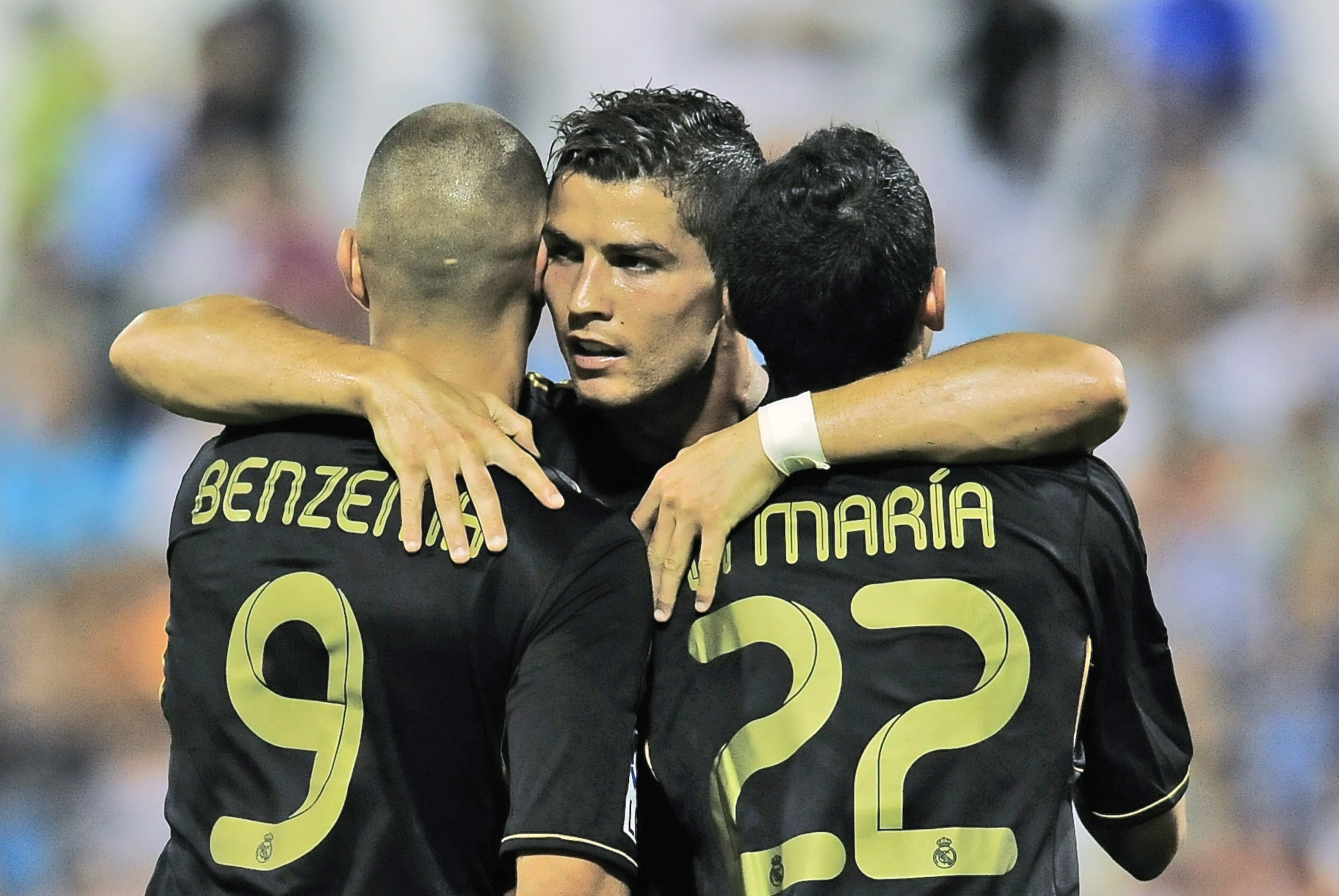 Cristiano Ronaldo, 1080P, players, Benzema, Di Maria, football, HD Wallpaper