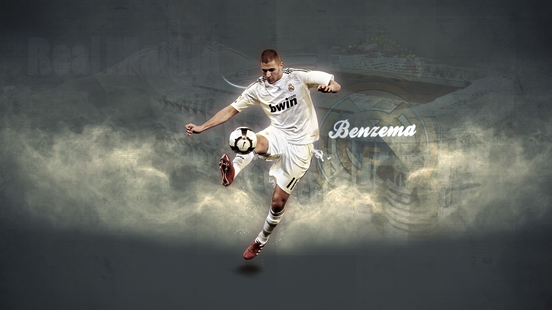 1080P, hD, benzema, real madrid, HD Wallpaper