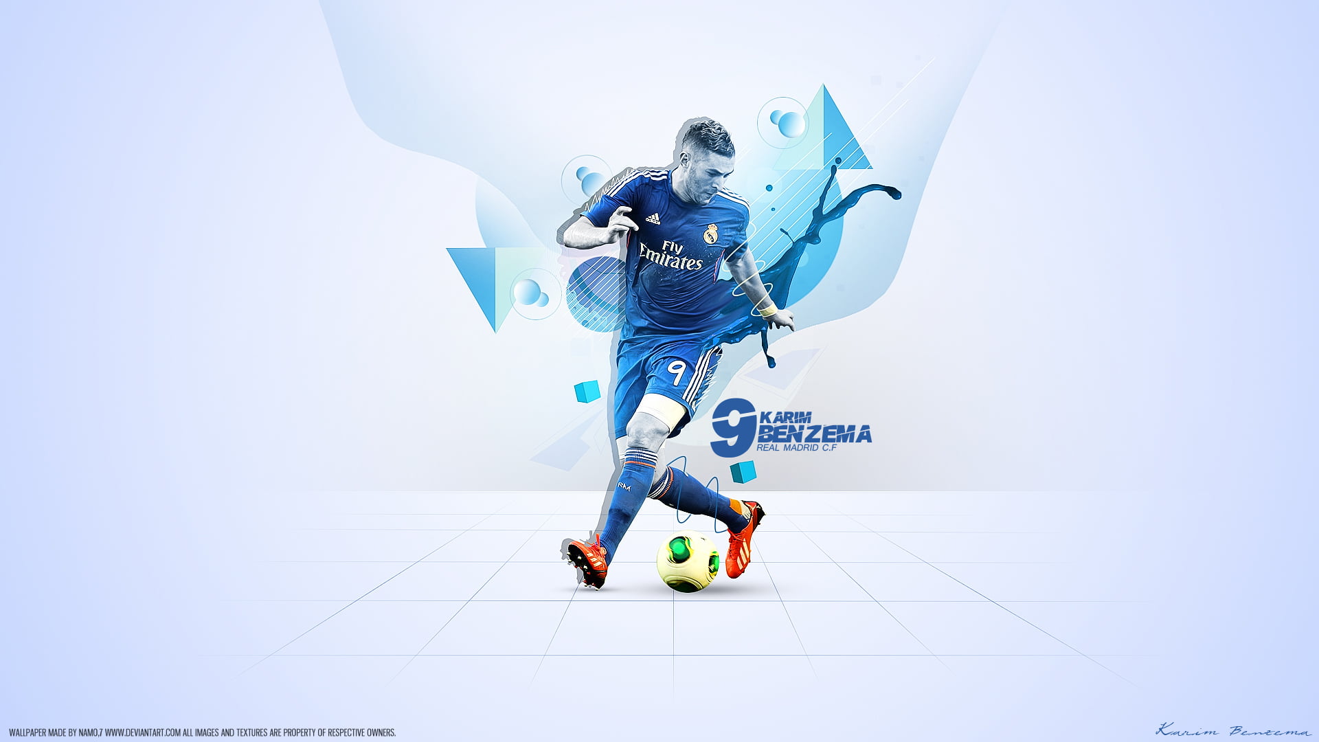 French, Real Madrid C.F., Soccer, Karim Benzema, 1080P, HD Wallpaper