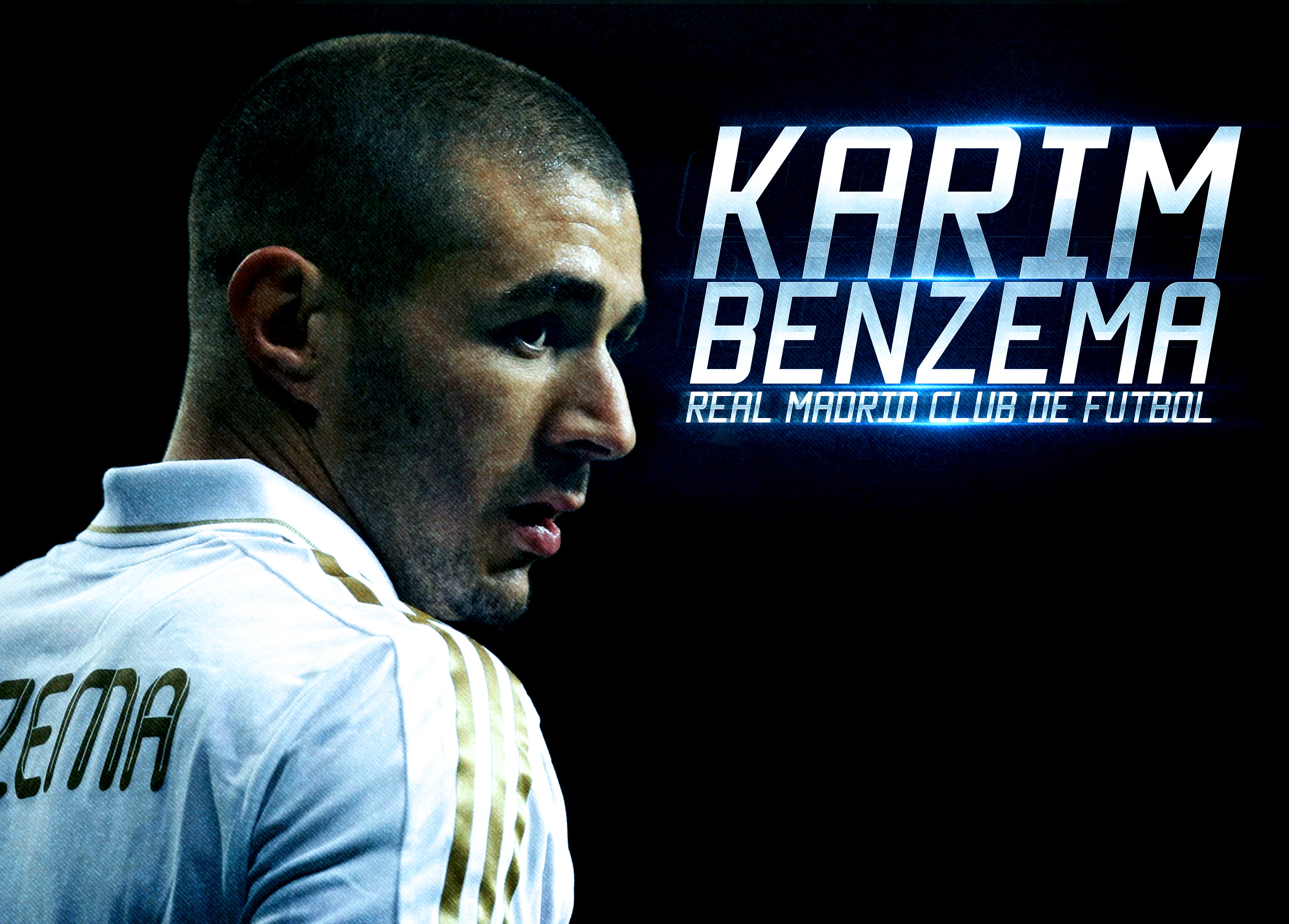 competitive Sport, black background, sport, uSA, aggression, looking away, Karim Benzema, young men, portrait, close-up, african Descent, event, HD Wallpaper