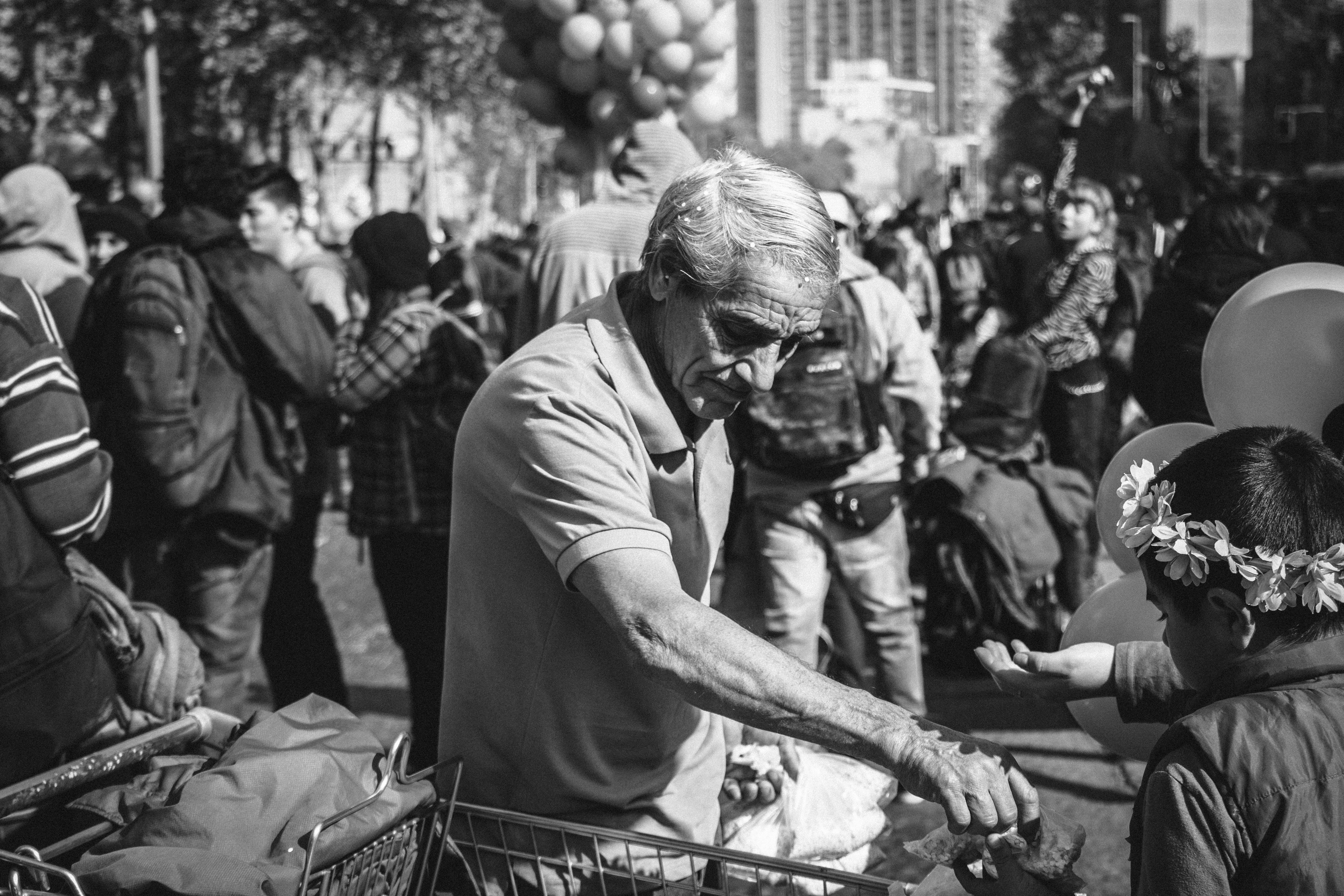 spectator, sitting, city, men, old, adult, photography themes, santiago de chile, protest, real people, architecture, day, large group of people, man, lifestyles, HD Wallpaper
