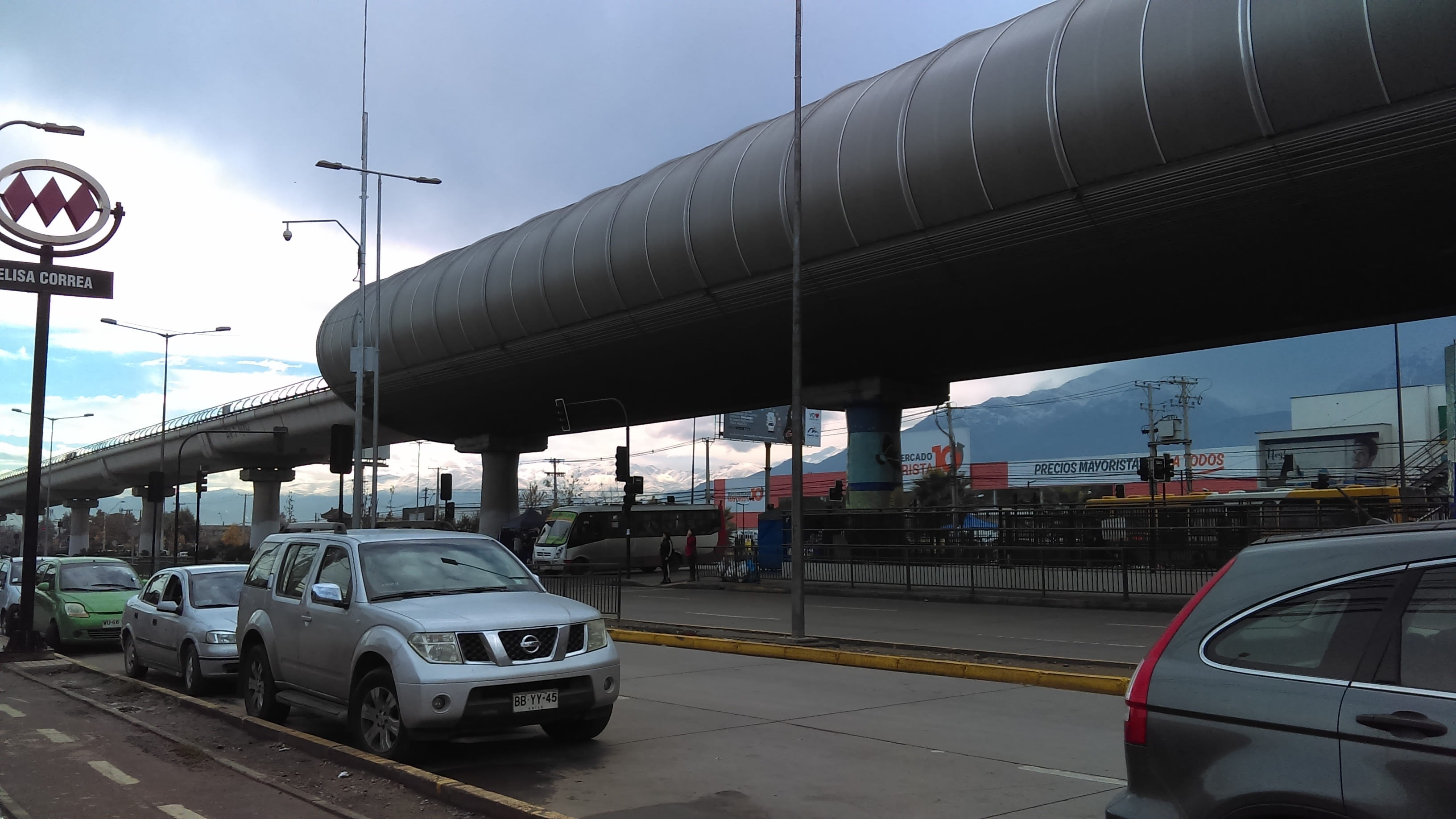 chile, santiago de chile, transportation, industry, building exterior, nature, high bridge, day, motor vehicle, no people, street light, street, land vehicle, HD Wallpaper