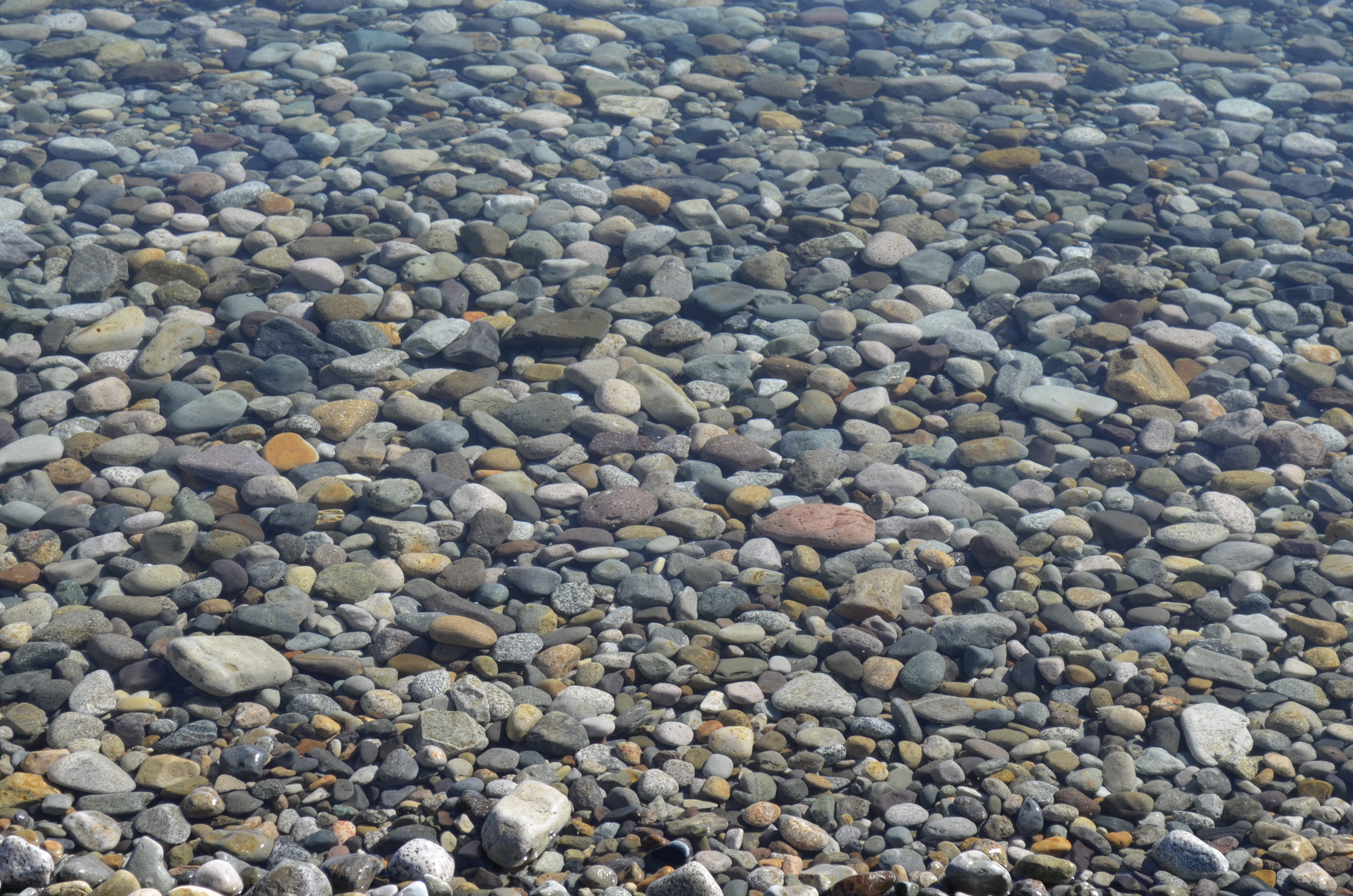 water, backgrounds, land, textured, pattern, beach, no people, day, lake, san martín de los andes, stone - object, outdoors, rock, piedras, 4K, rock - object, HD Wallpaper