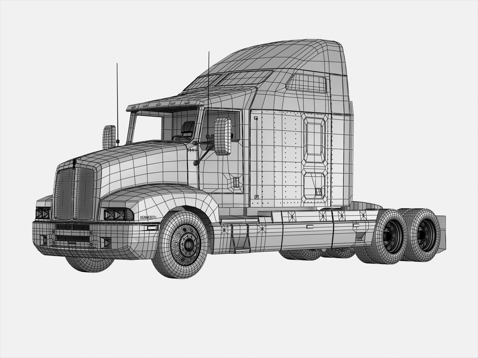 w900, tractor, semi, 720P, kenworth, HD Wallpaper