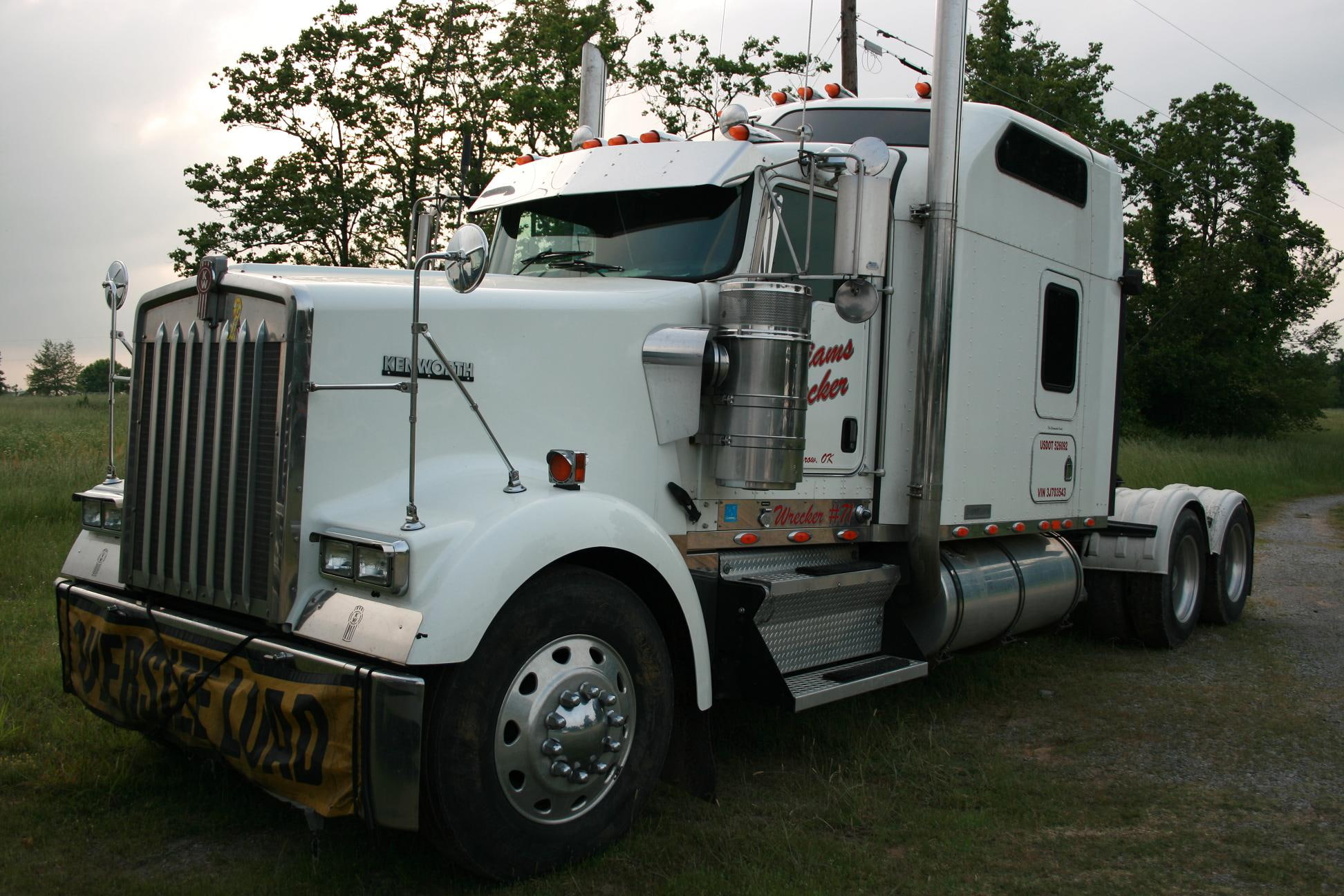 semi, tractor, kenworth, 1080P, w900, HD Wallpaper