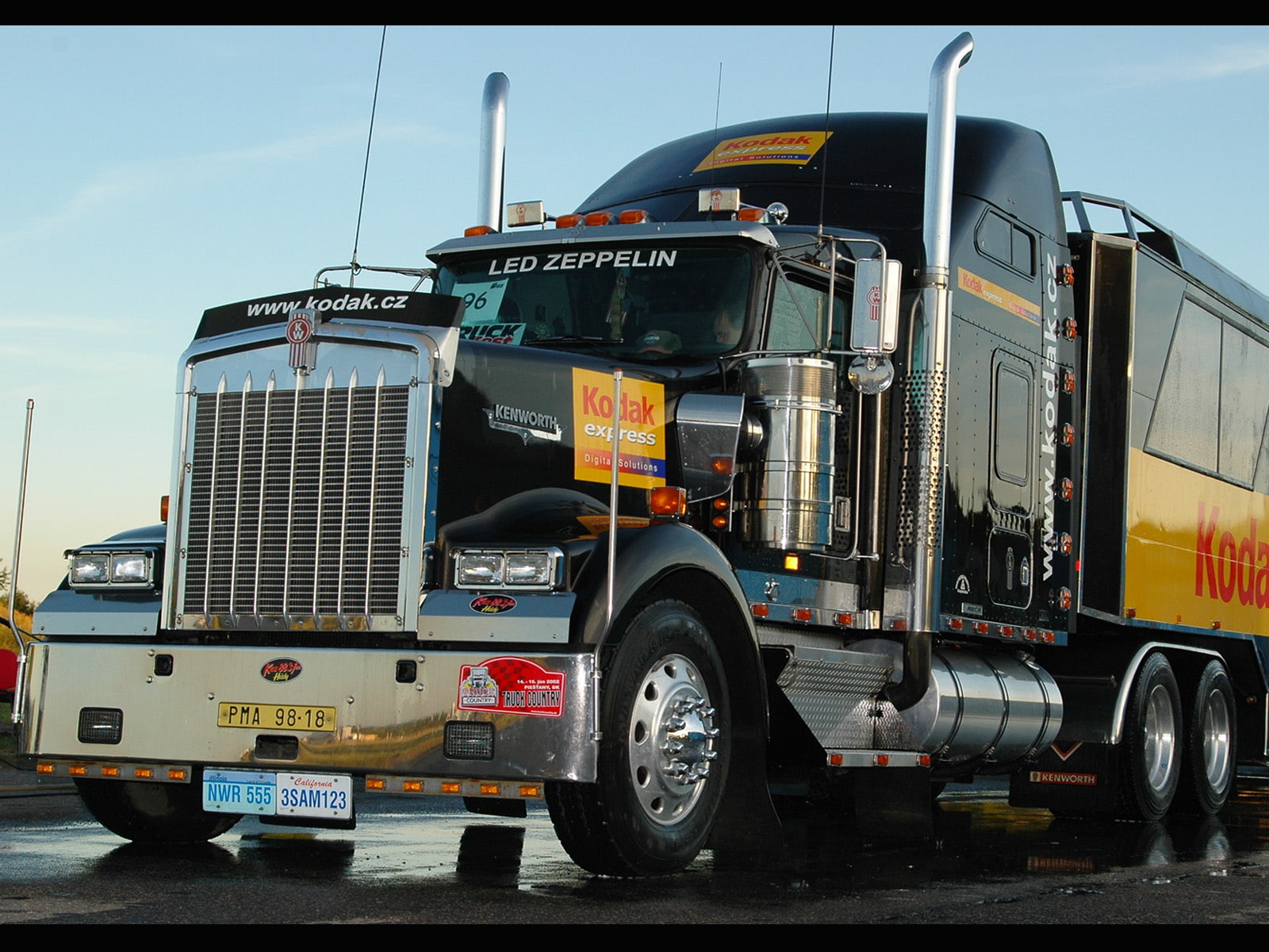 semi, tractor, kenworth, w900, 720P, HD Wallpaper