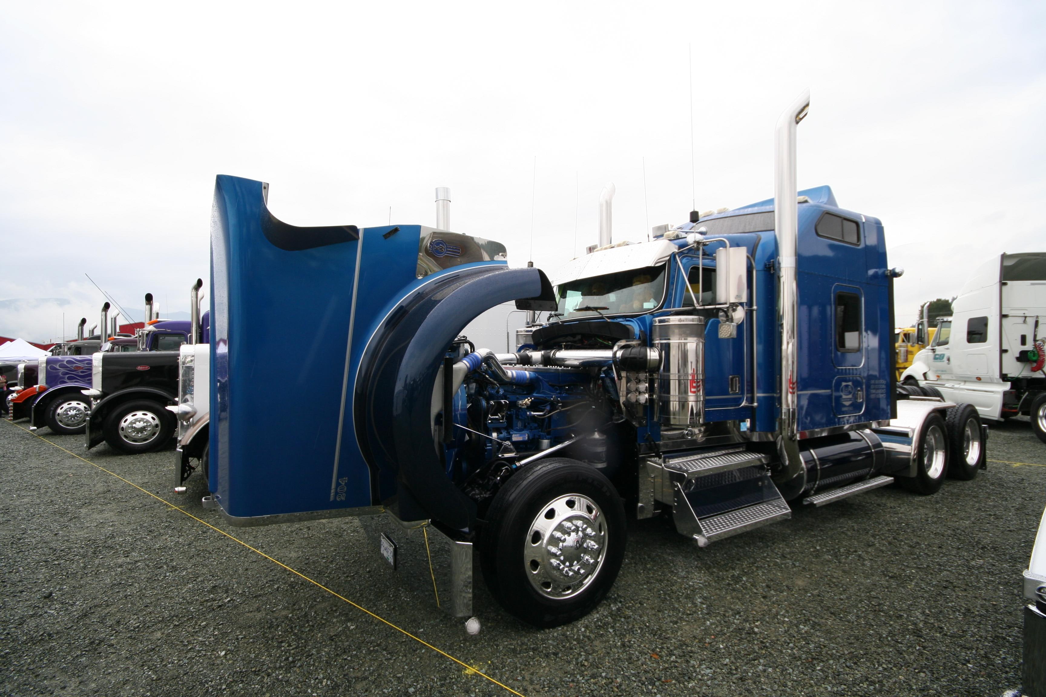tractor, w900, semi, kenworth, 2K, HD Wallpaper