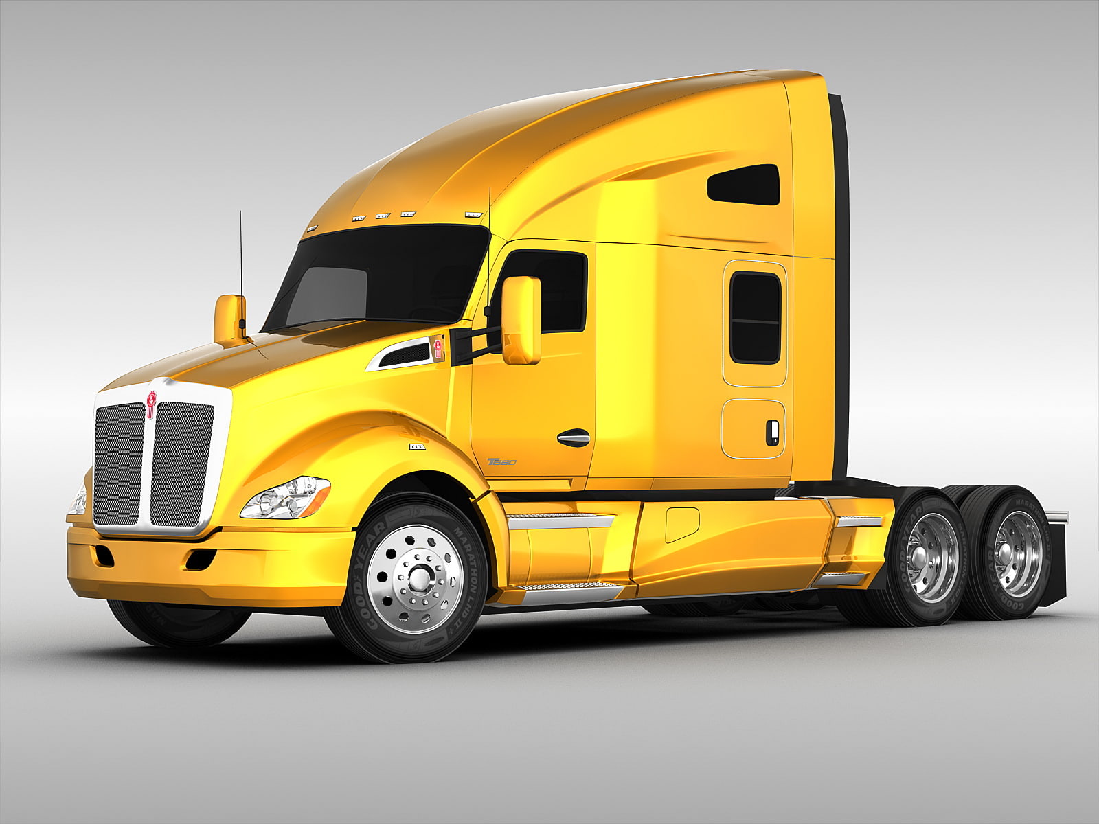 semi, 720P, tractor, t680, kenworth, HD Wallpaper