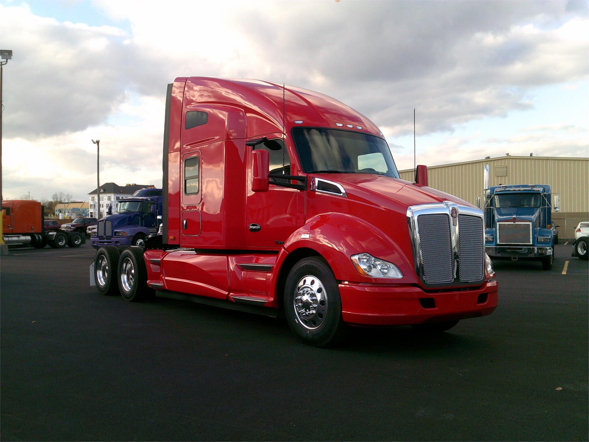 kenworth, 1080P, tractor, semi, t680, HD Wallpaper