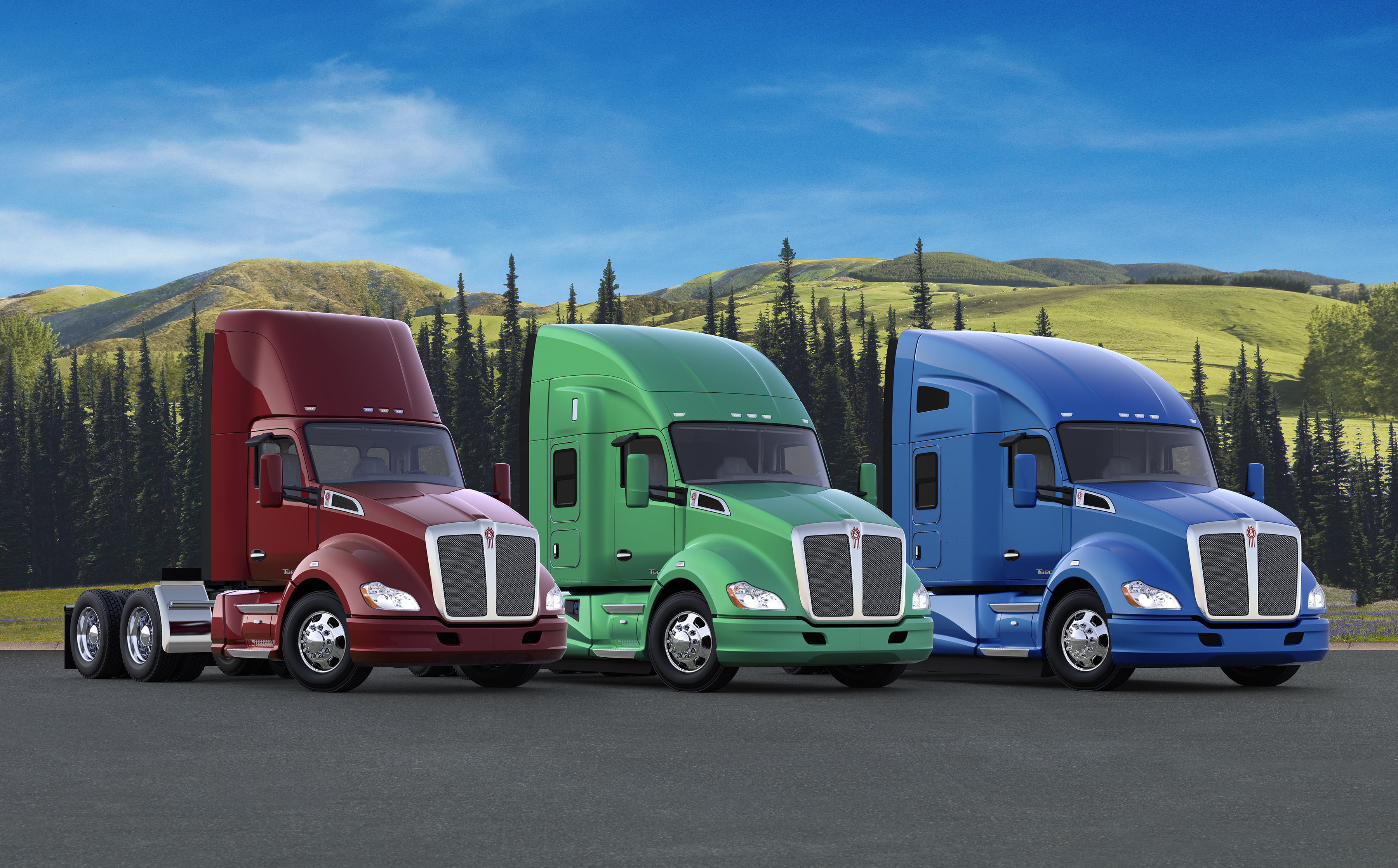 2K, semi, t680, tractor, kenworth, HD Wallpaper