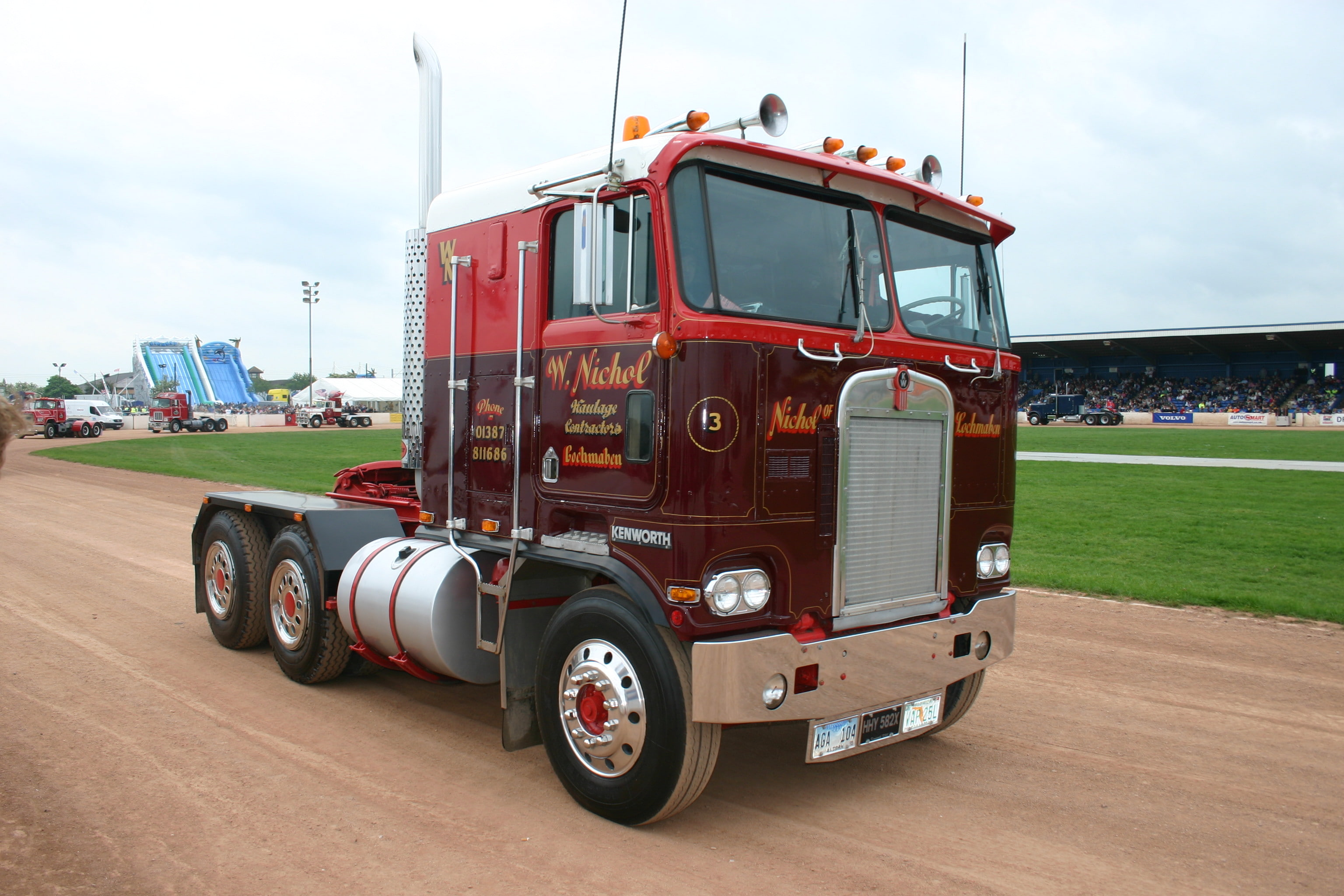 k100, 2K, kenworth, semi, tractor, HD Wallpaper