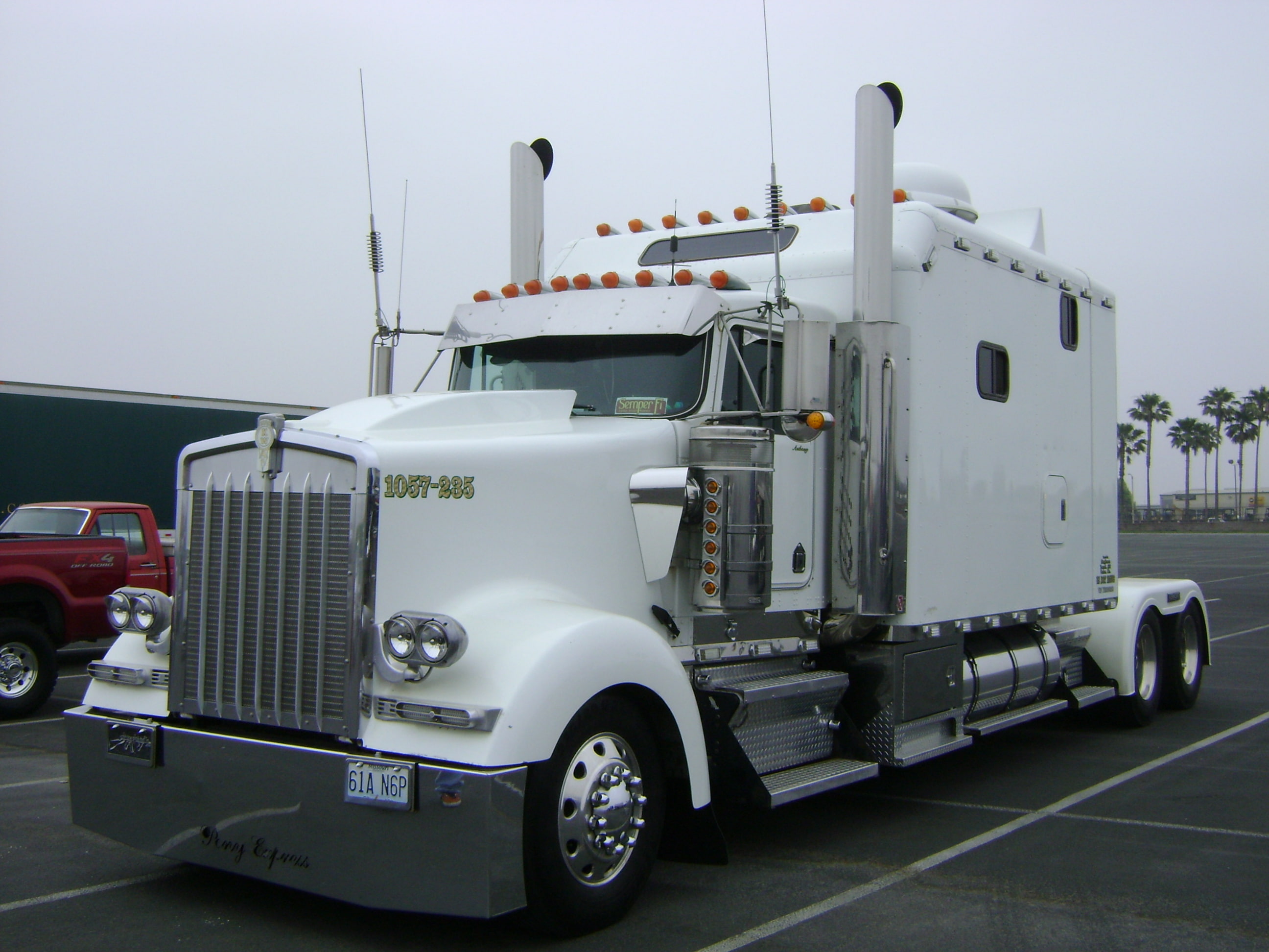 2K, kenworth, w900l, HD Wallpaper