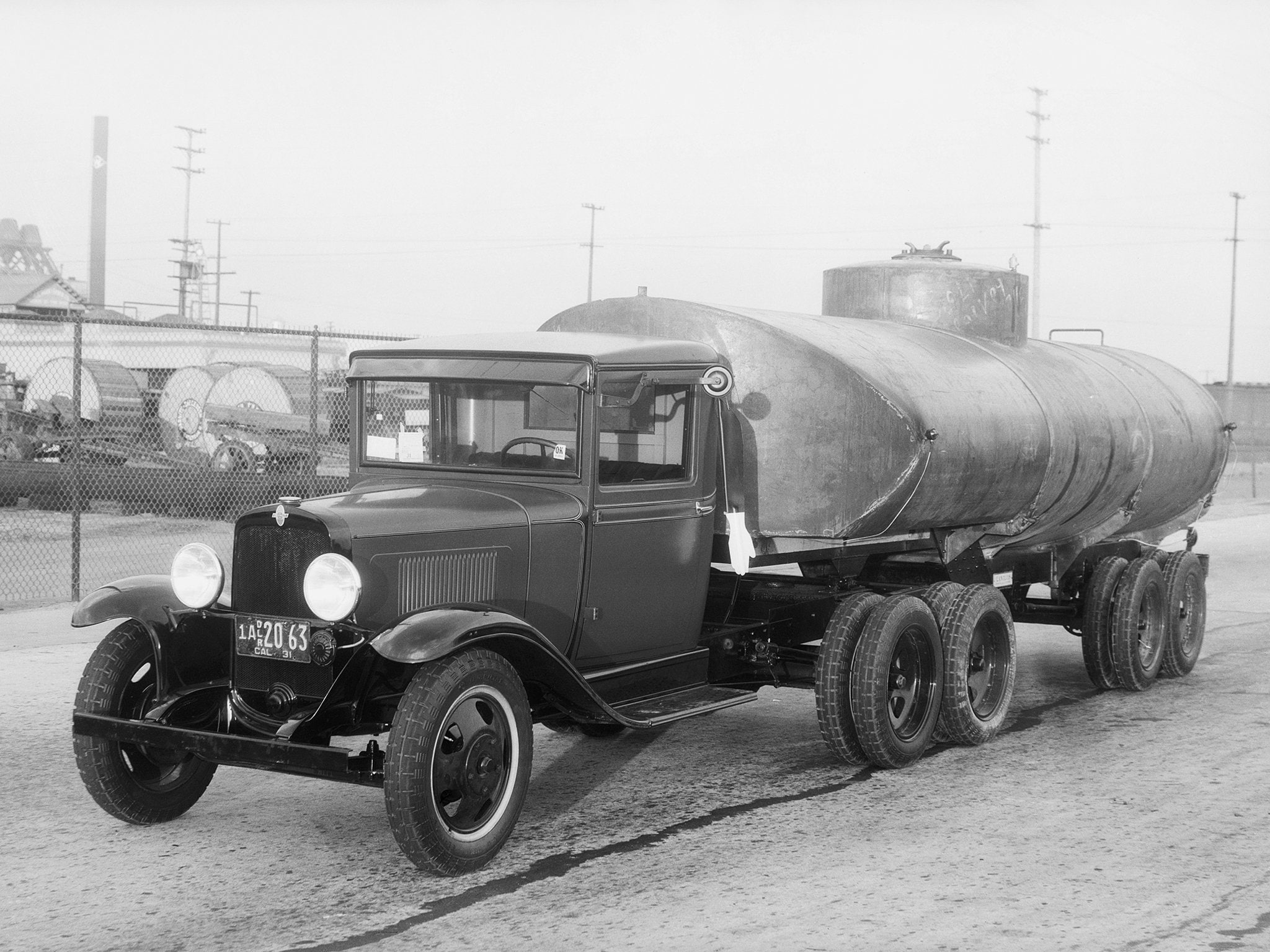 retro, truck, chevrolet, tractor, 1080P, semi, model mb, 1931, HD Wallpaper