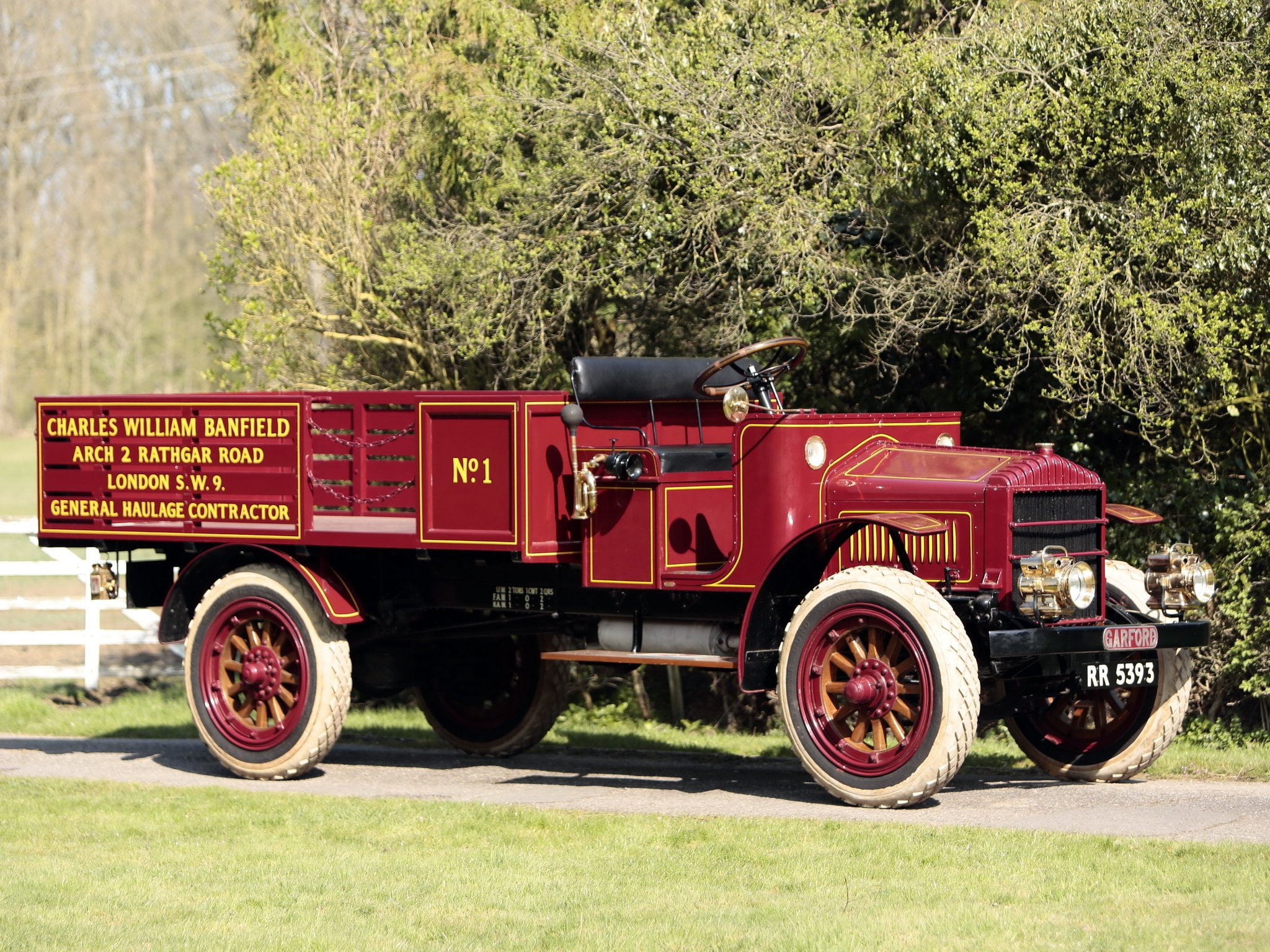 1080P, semi, tractor, truck, model 25, retro, 1919, garford, HD Wallpaper