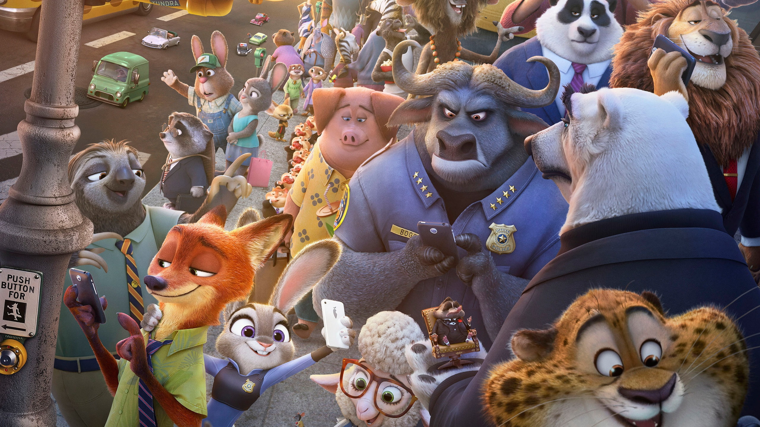 2016, Zootopia, 8k cartoon pics, 2K, 4k, HD Wallpaper