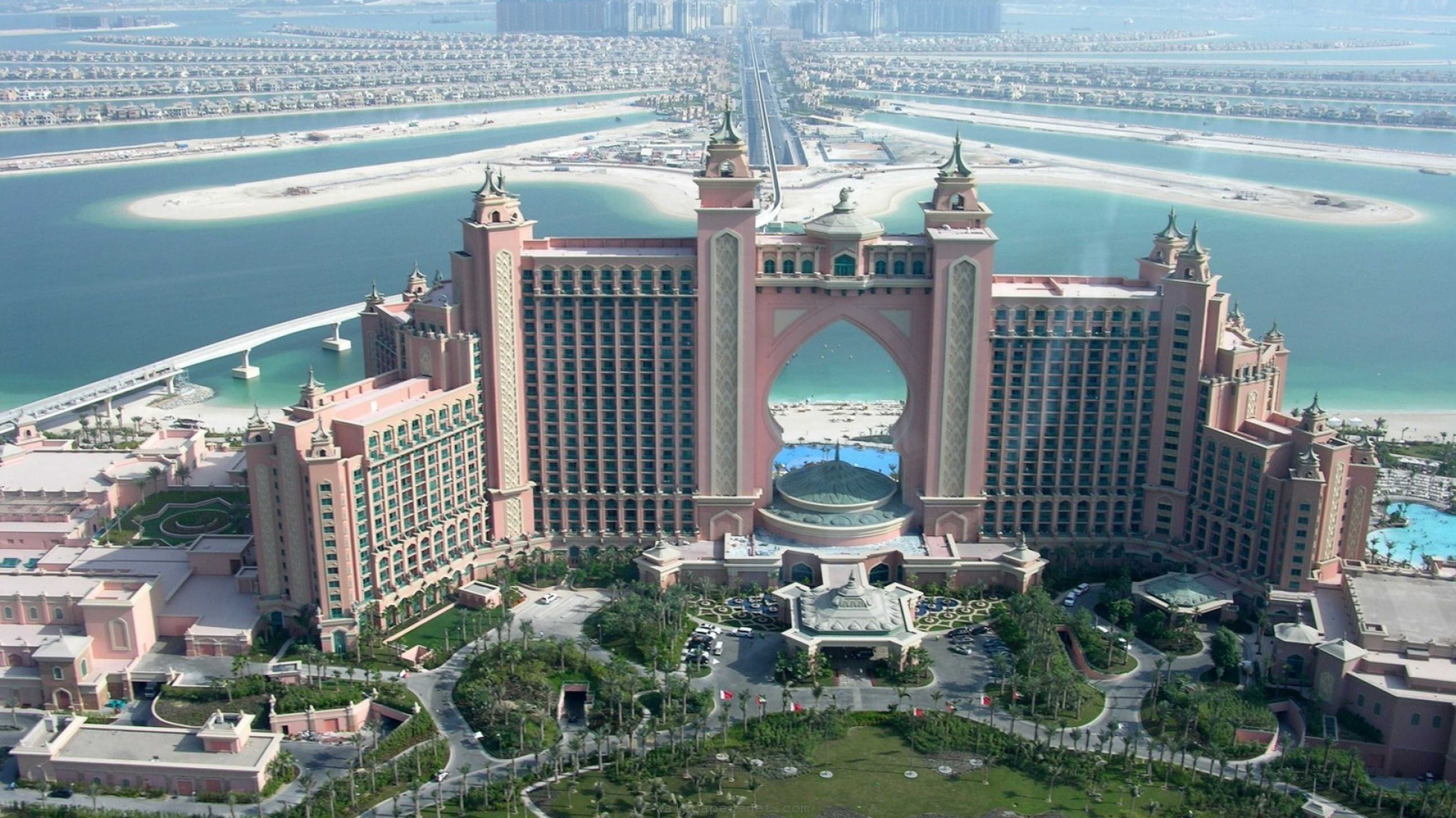 5K, hd, dubai, atlantis, hotel, HD Wallpaper