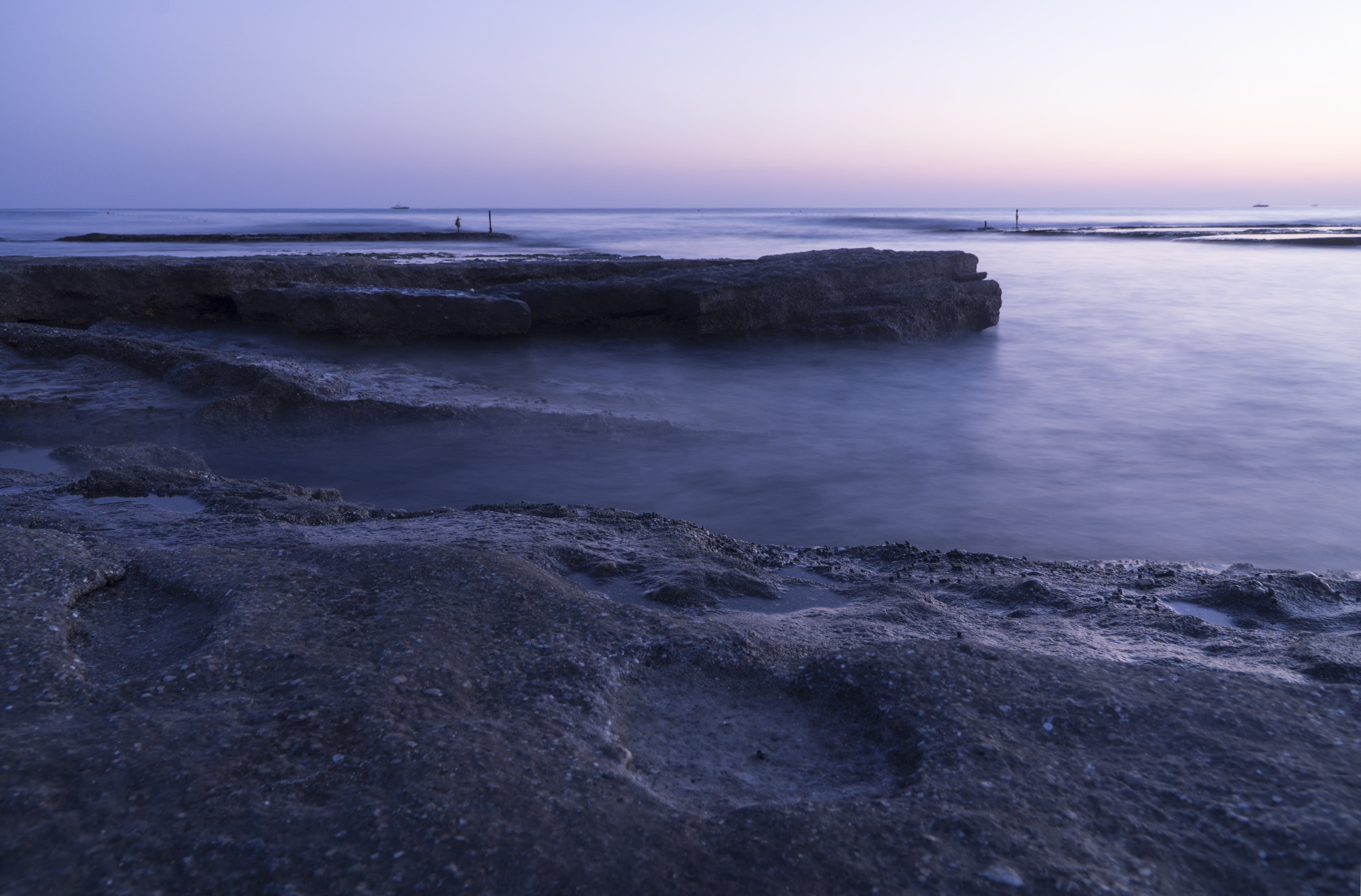 tranquil scene, horizon, peace, holiday, dusk, coastline, nature, land, 5K, antalya mediterranean, tranquility, no people, marine, environmental, landscape, HD Wallpaper