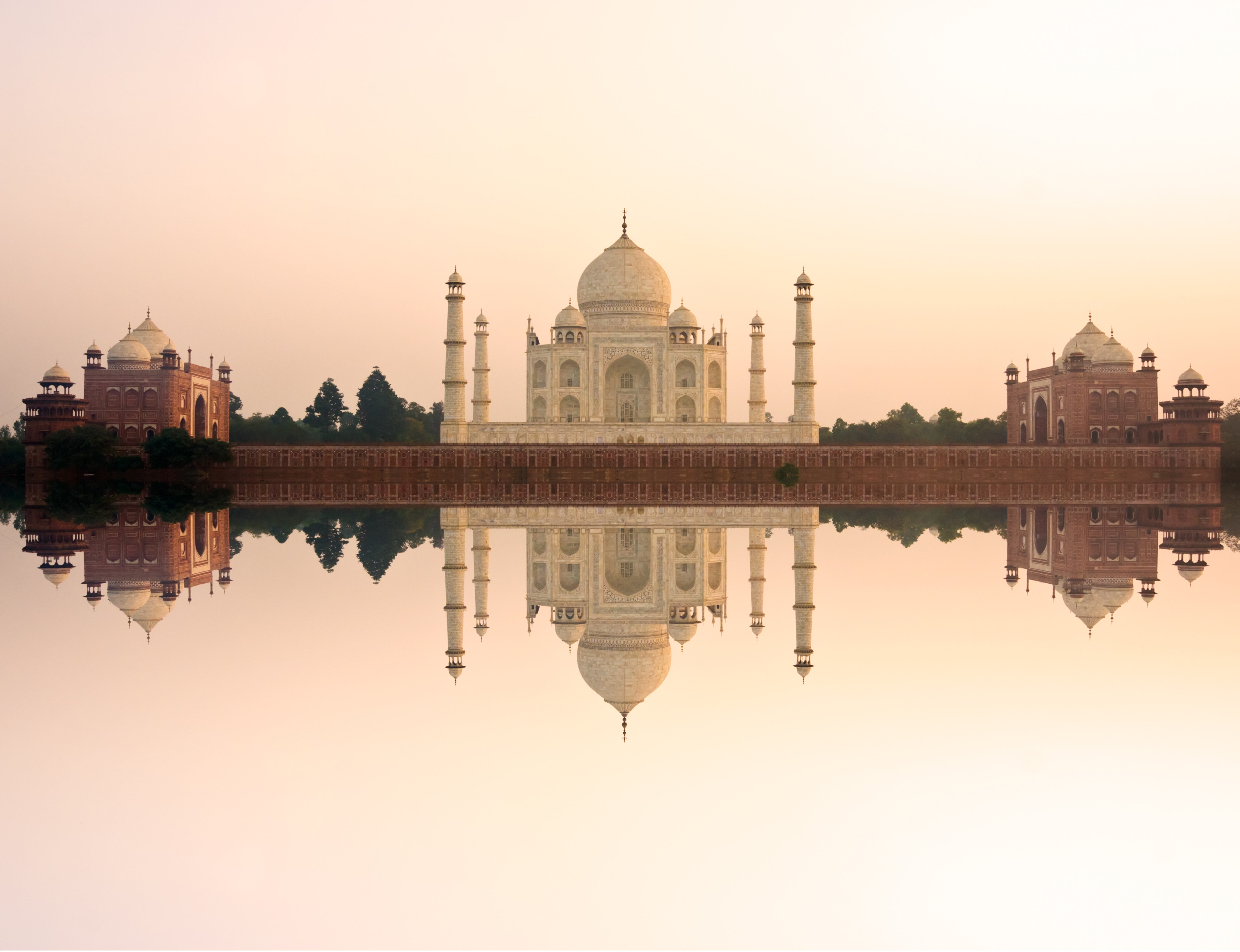 5K, tourism, Taj Mahal, castle, India, travel, temple, HD Wallpaper