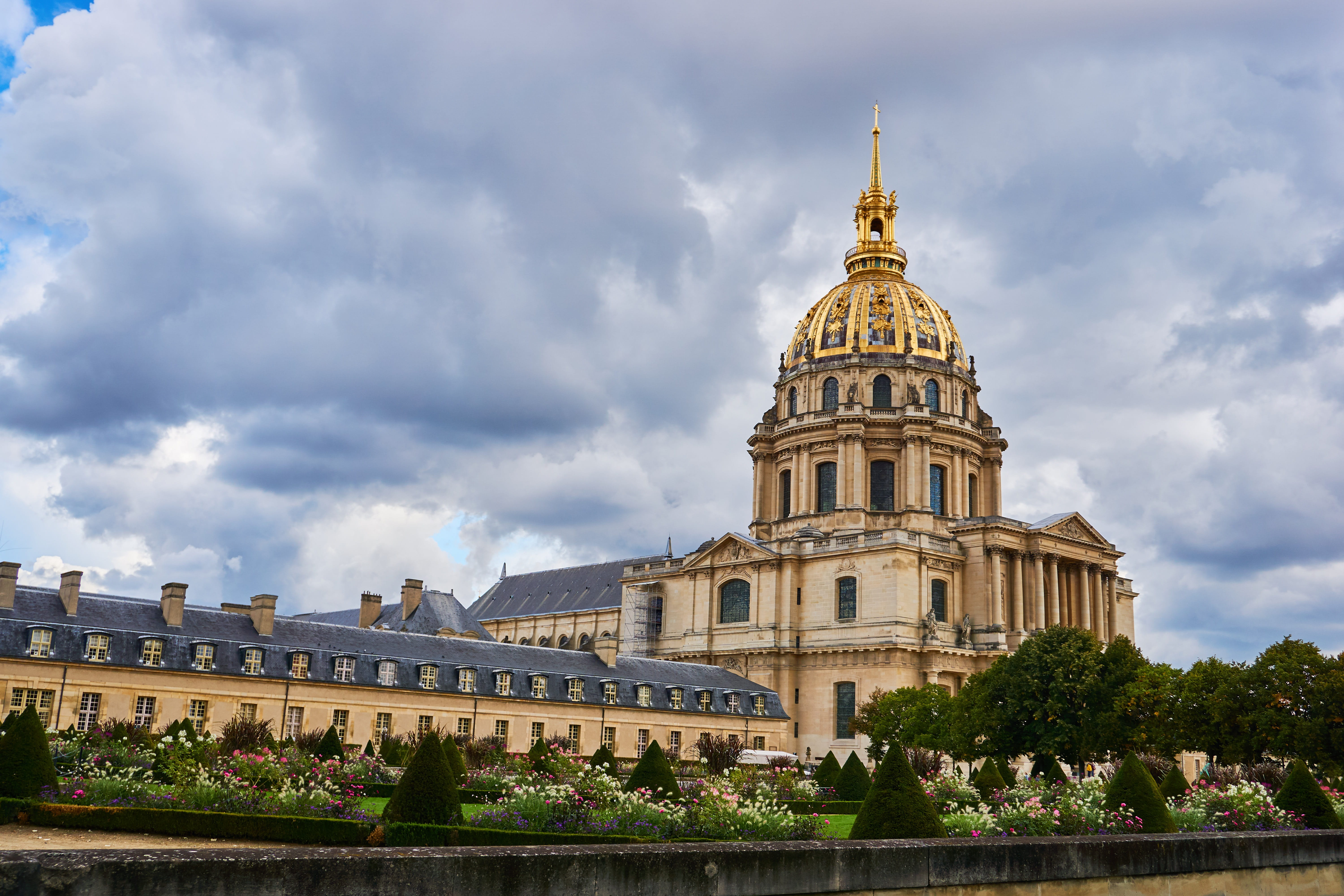 government, dome, paris, day, travel, outdoors, built structure, sky, building, spire, city, building exterior, history, places of interest, napoleon, nature, HD Wallpaper