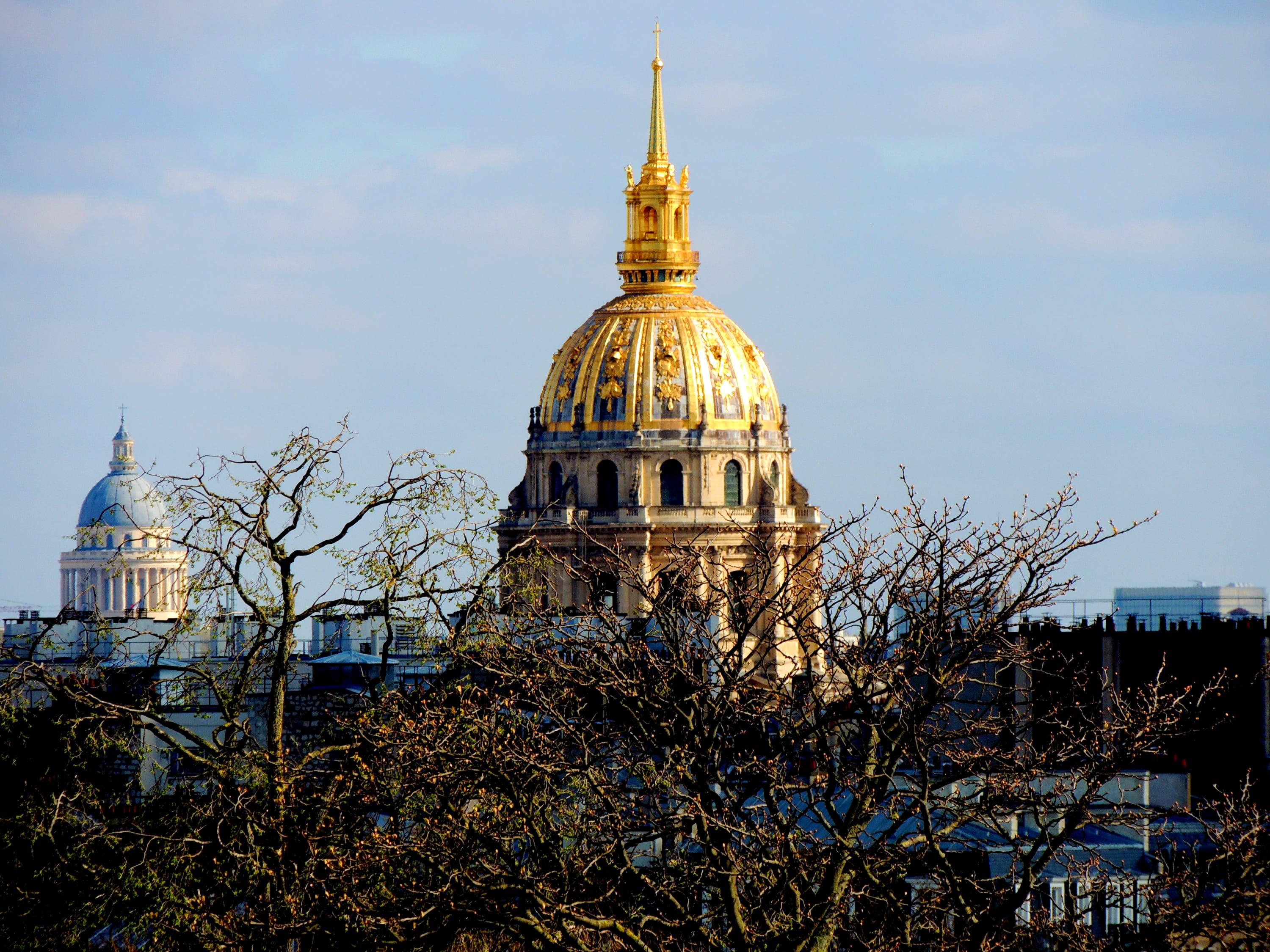 history, outdoors, religion, famous, esplanade des invalides, place of worship, sky, capital, spire, culture, no people, monument, plant, building exterior, HD Wallpaper