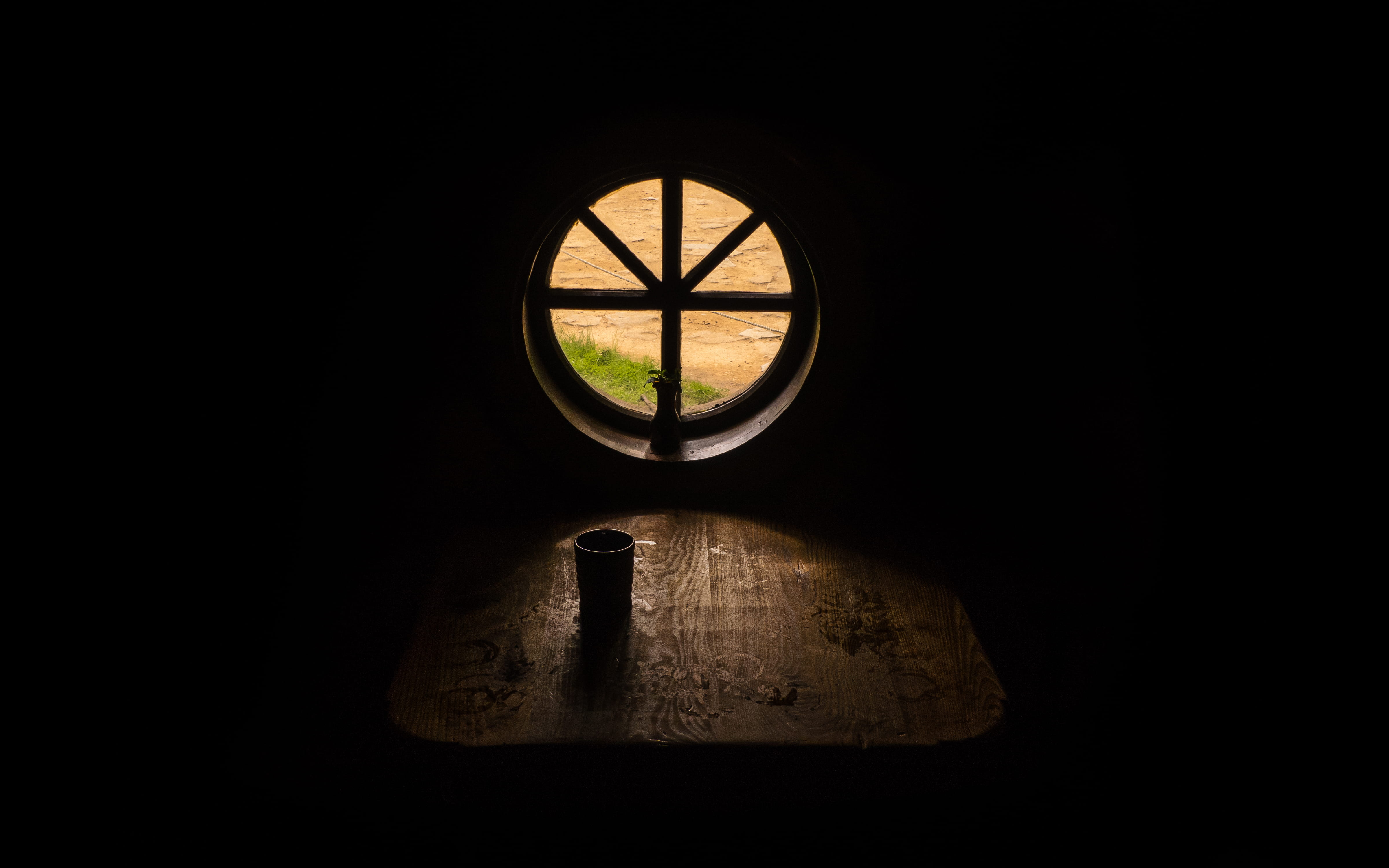 attic, shape, Green Dragon, round, table, window, old, geometric shape, day, mode of transportation, no people, wooden, copy space, studio shot, close-up, HD Wallpaper
