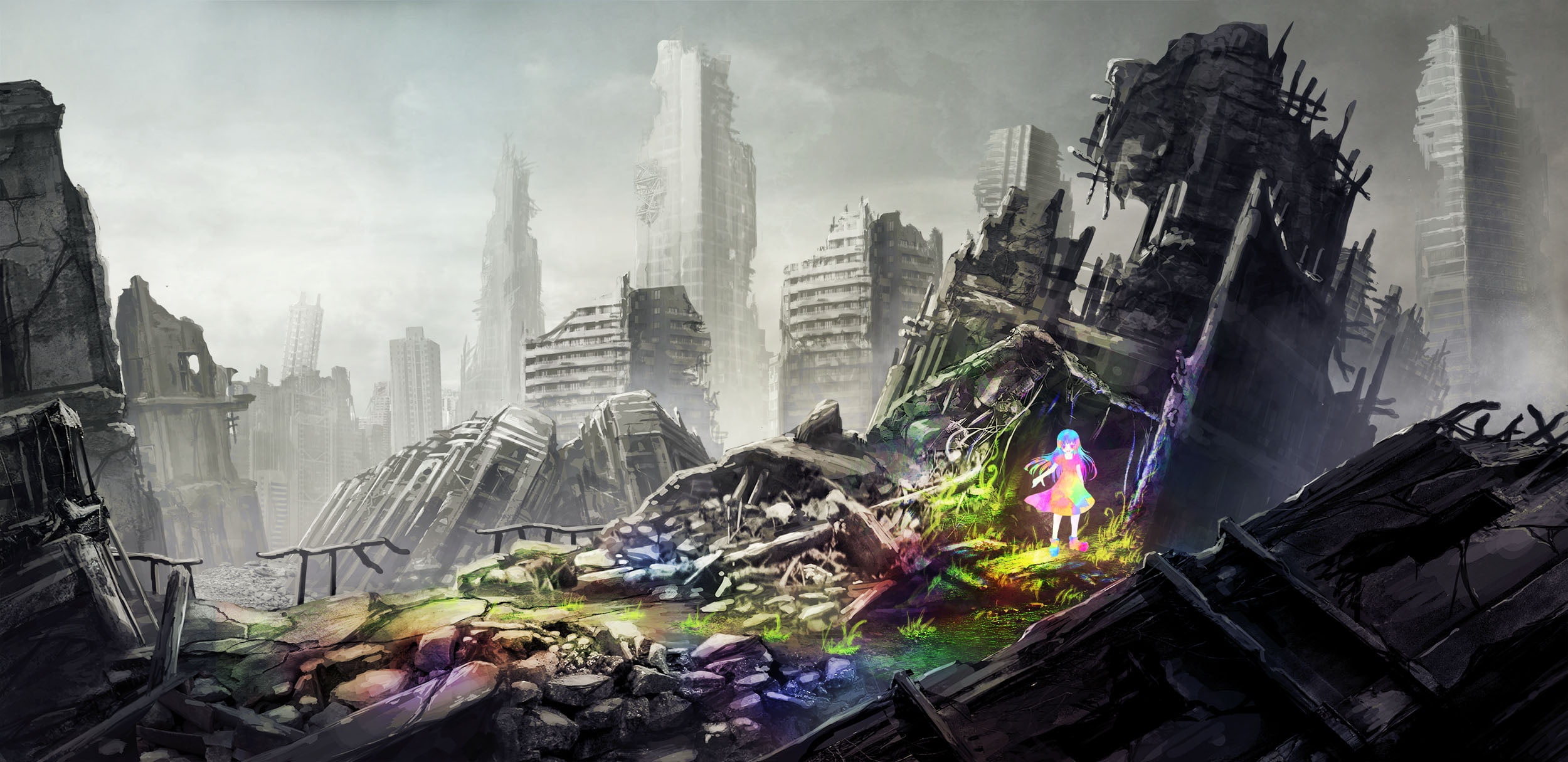 Anime, Post Apocalyptic, Girl, Original, 1080P, HD Wallpaper