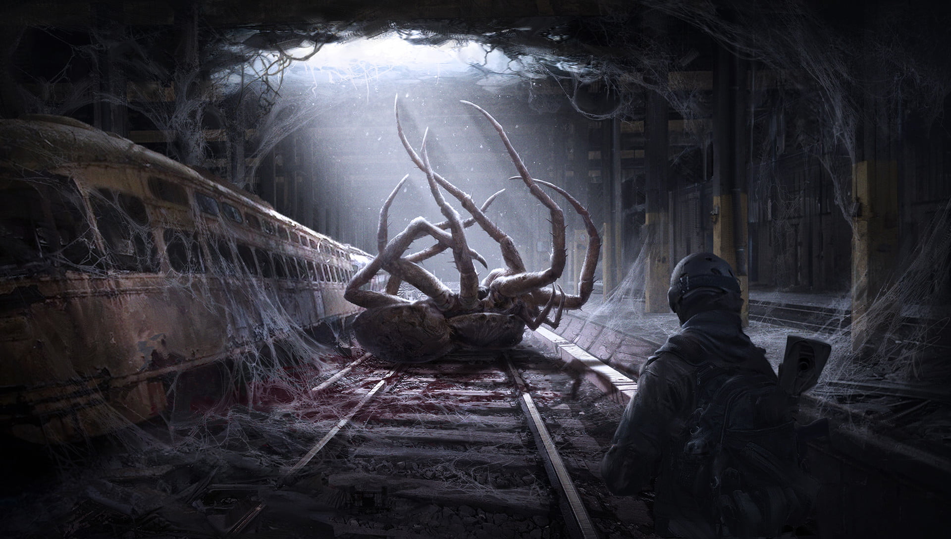 Creature, Spider, Sci Fi, Underground, Post Apocalyptic, 1080P, HD Wallpaper