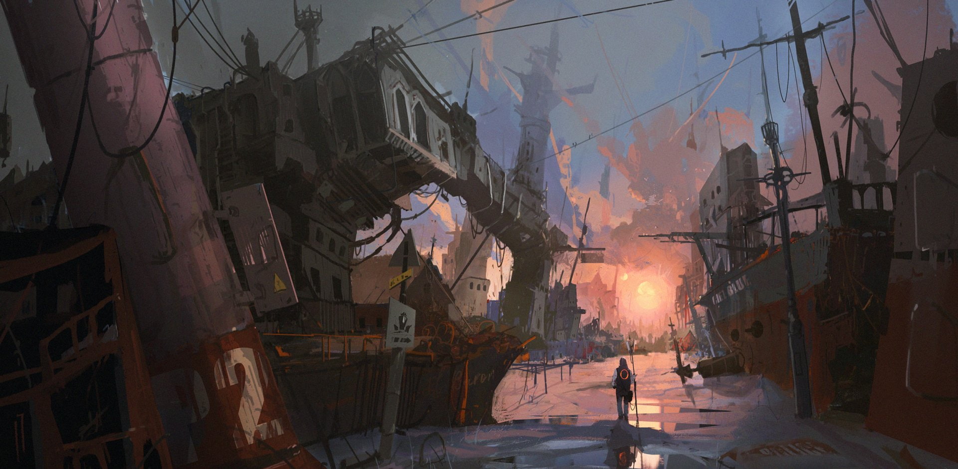 1080P, City, Sci Fi, Post Apocalyptic, HD Wallpaper