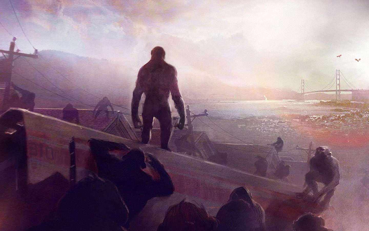 hd, rise, planet, apes, movies, drawing, the, 720P, HD Wallpaper