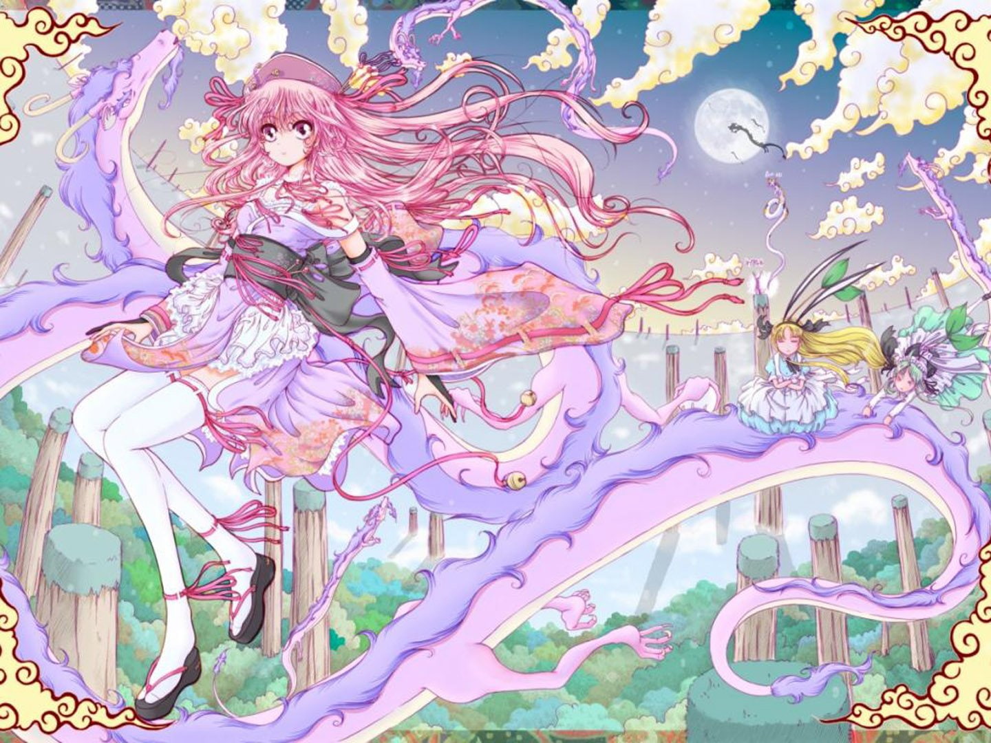 fantastica, fantasy, girl, dragon, 720P, HD Wallpaper
