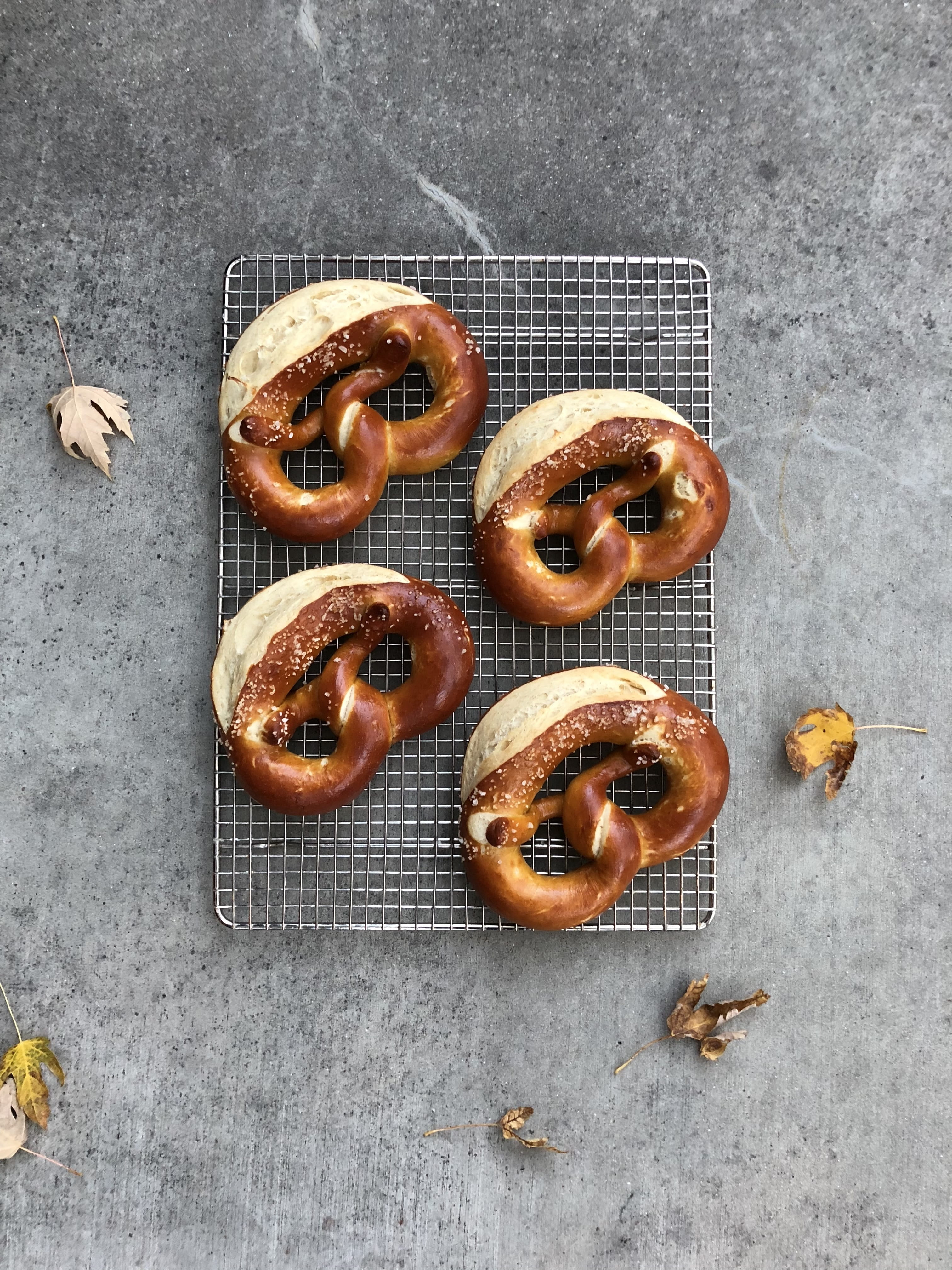 bread, directly above, tray, still life, cooling rack, freshness, treat, table, high angle view, baked, pretzel, temptation, bretzel, unhealthy eating, Phone HD Wallpaper