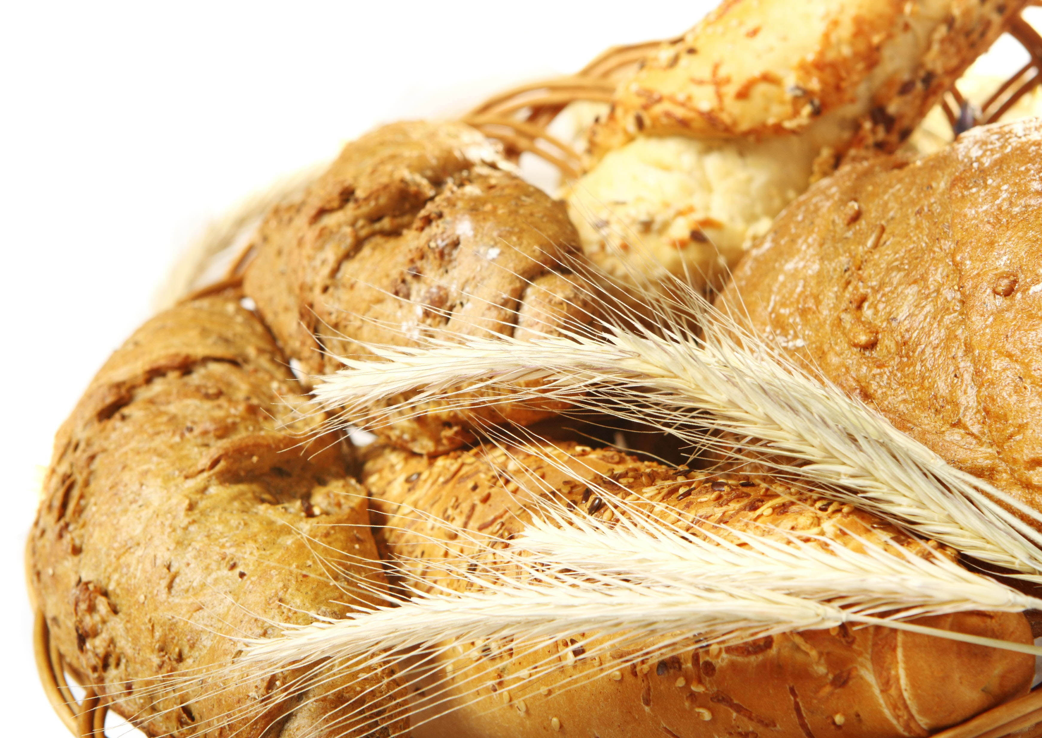 bun, bakery, nature, breads, breakfast, cut out, white, pastry Dough, 2K, wood - Material, studio shot, wheat, organic, flour, homemade, whole Wheat, ears, HD Wallpaper