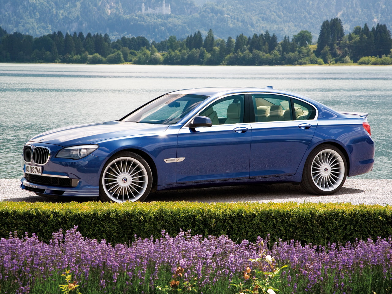 b, biturbo, flowering plant, beauty in nature, mode of transportation, land vehicle, car, bmw, purple, transportation, no people, luxury, 720P, flower, HD Wallpaper