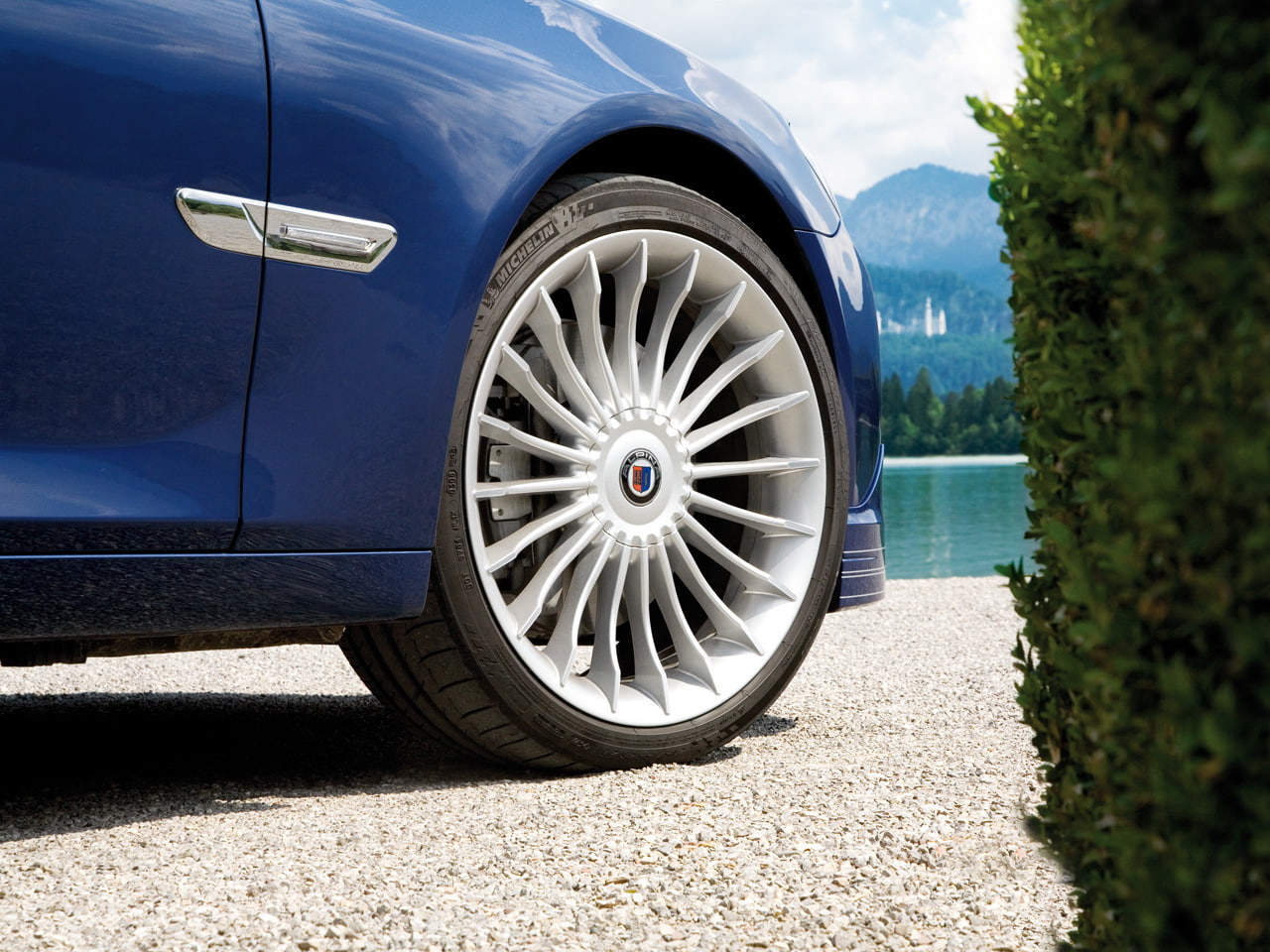 bmw, water, biturbo, sports utility vehicle, wheel, car, nature, b, sedan, cloud - sky, reflection, tire, city, day, outdoors, sunlight, transportation, HD Wallpaper