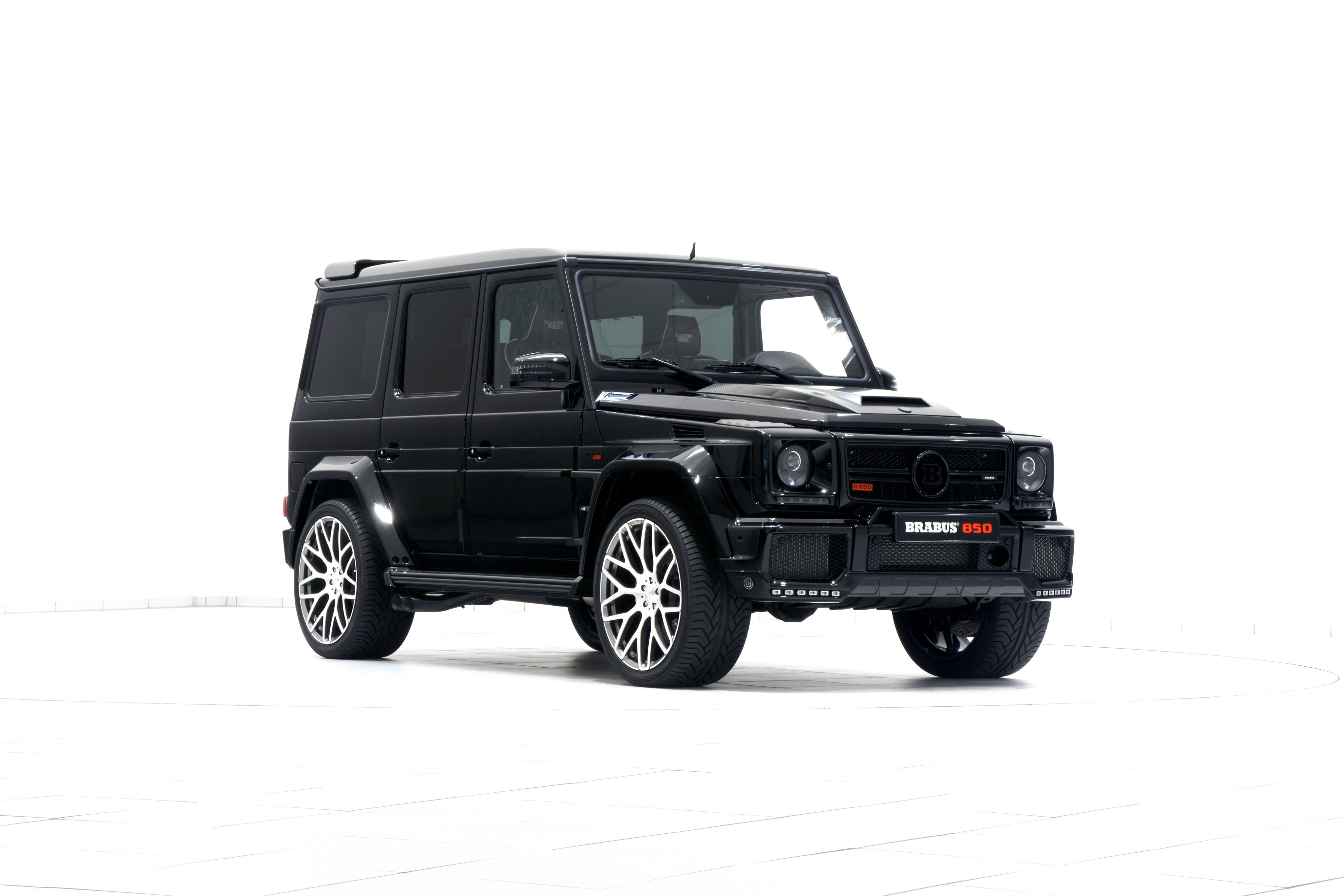 (w463), 2015, widestar, black, brabus, g-850, modified, cars, 4K, biturbo, HD Wallpaper