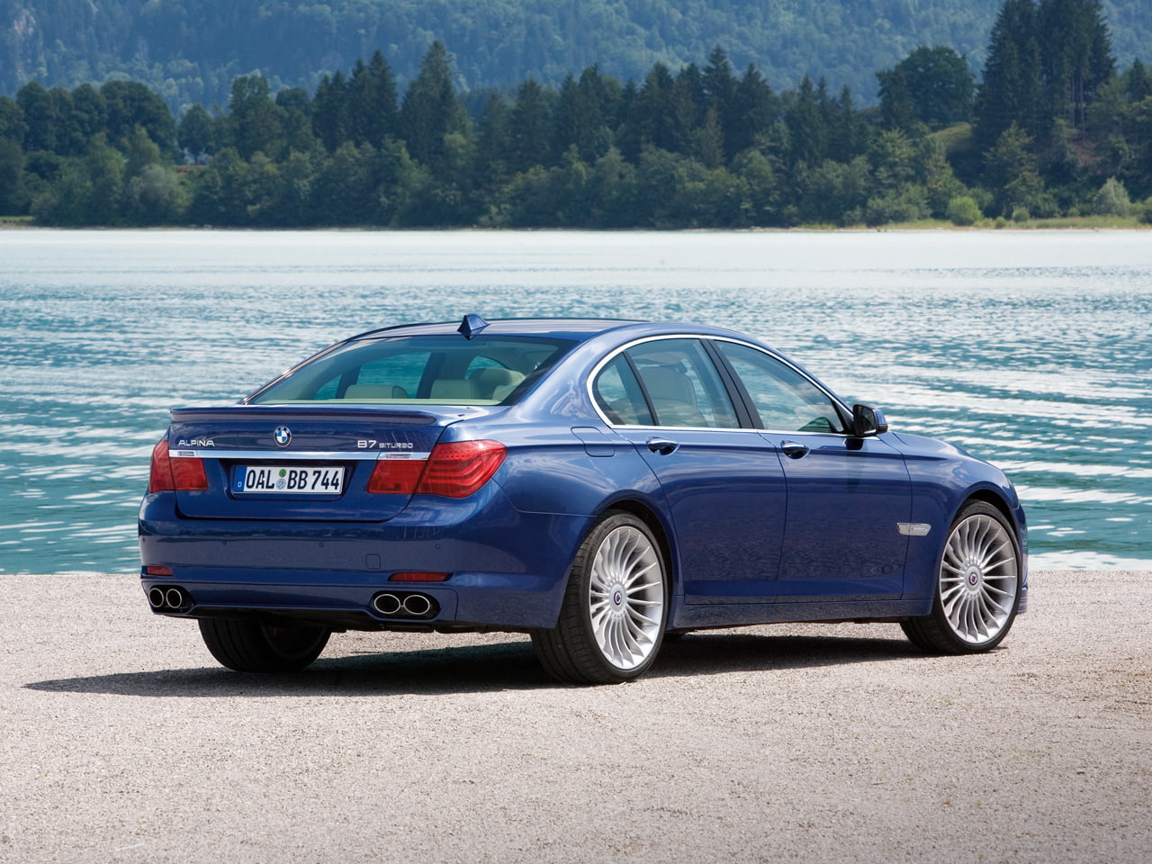 sign, sea, alpina, travel, water, luxury, biturbo, nature, b, bmw, outdoors, car, no people, day, sedan, wealth, plant, transportation, land vehicle, mode of transportation, HD Wallpaper