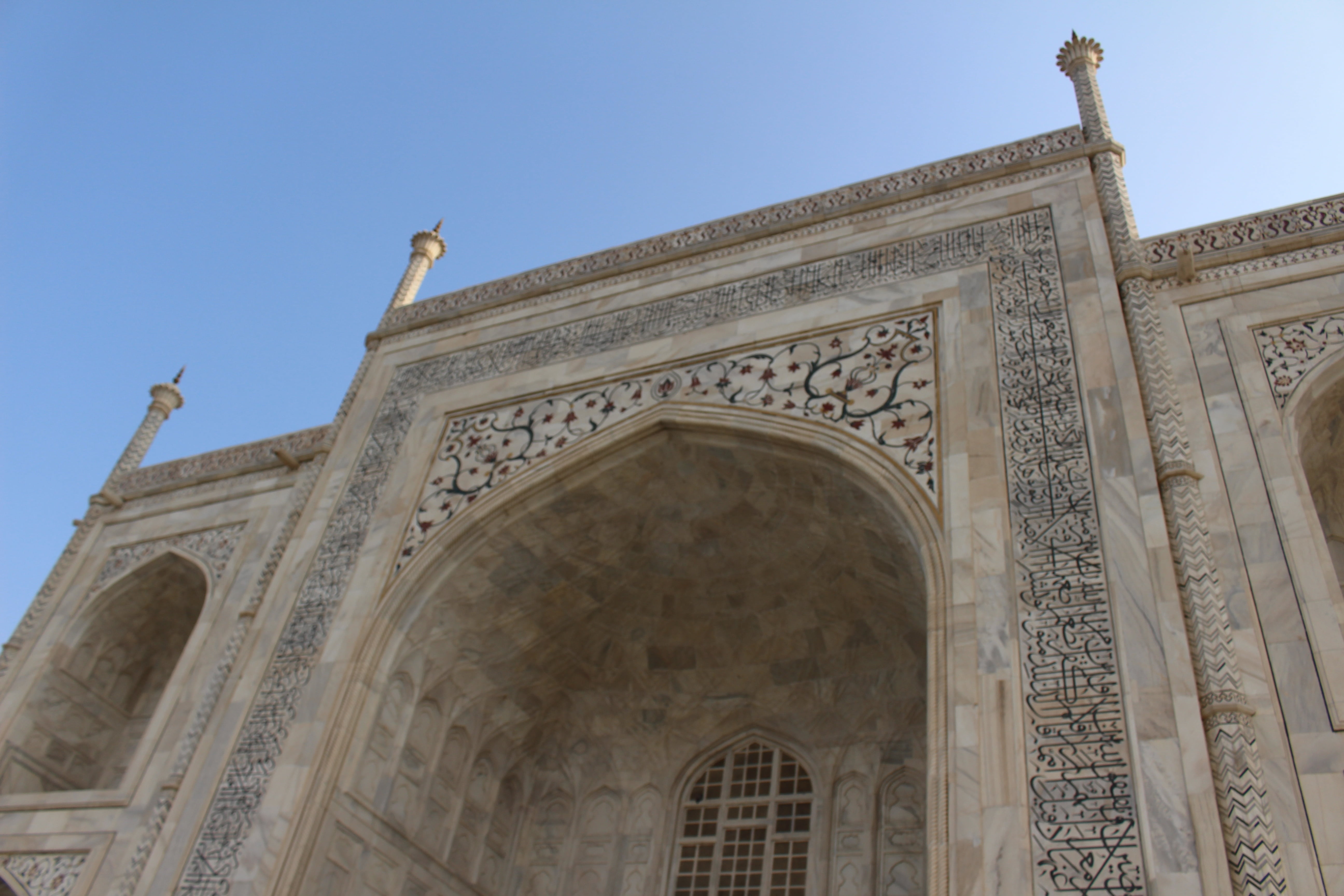 craft, wonder, taj, architecture, marble, minaret, architectural column, islam, emperor, india, the past, monument, ornate, history, asia, city, ancient, HD Wallpaper