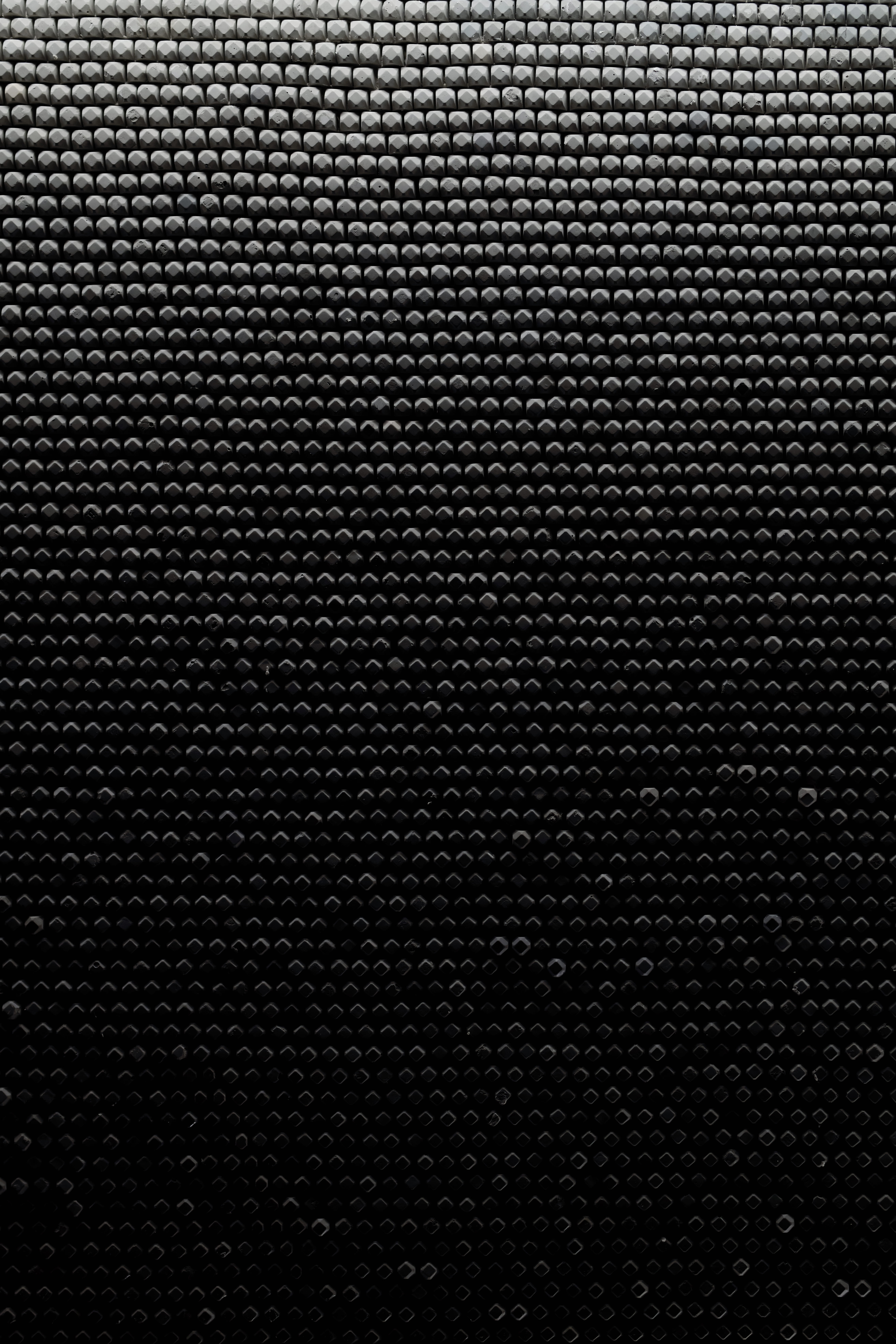 leather, pattern, gradient, hi-re, electrical equipment, audio equipment, monochrome, hexagonal, line, geometry, hi resolution, dark, gray, arts culture and entertainment, Phone HD Wallpaper