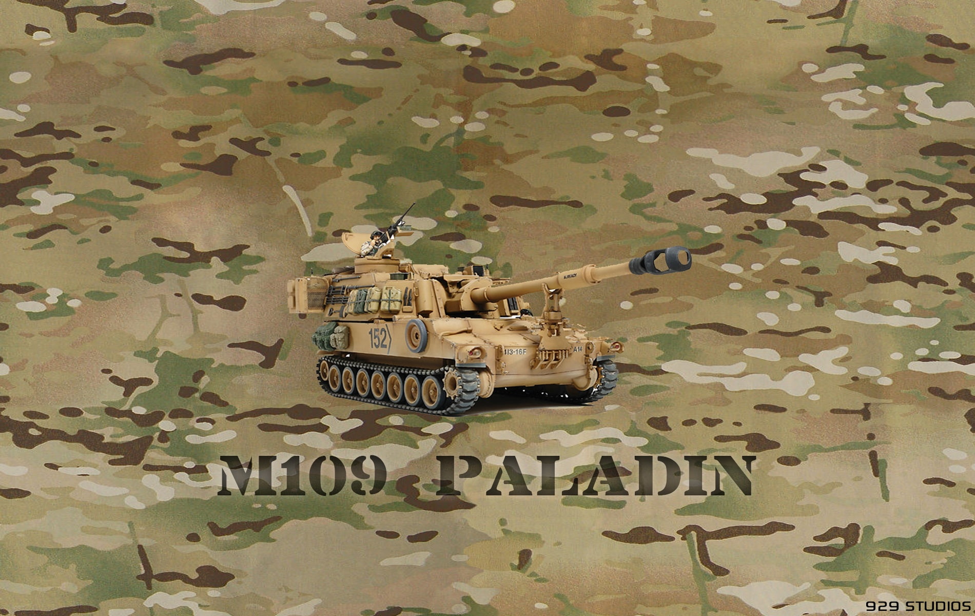 paladin, 720P, howitzer, m109, HD Wallpaper