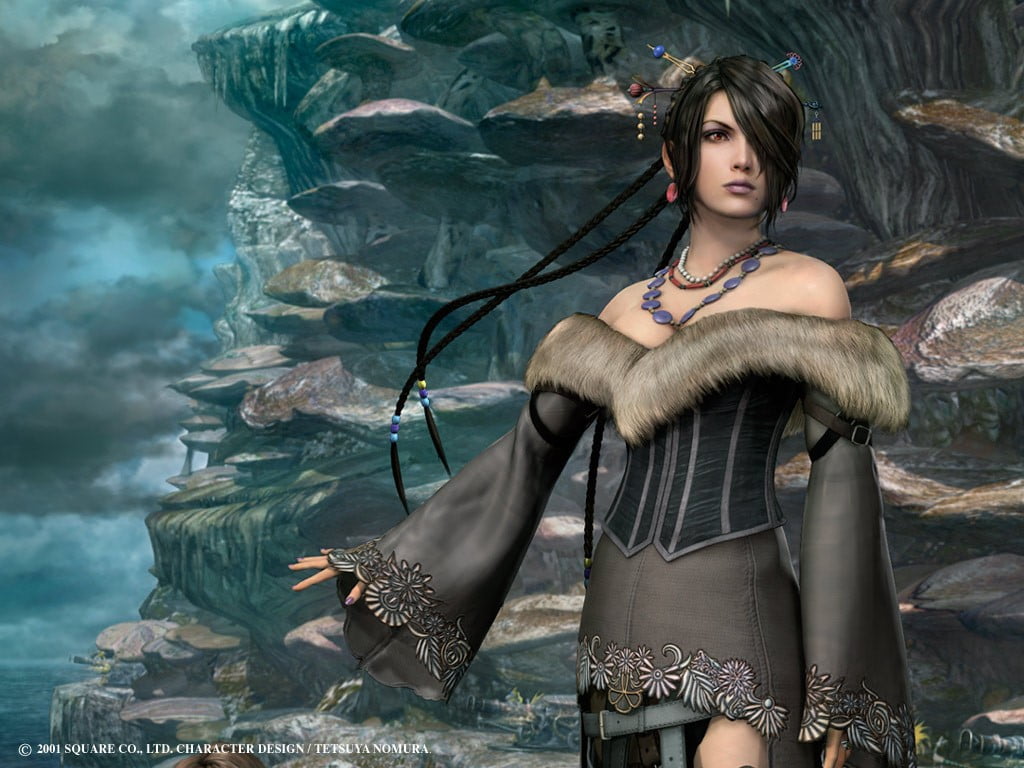 clothing, character, adult, beauty, beautiful woman, one person, young women, 480P, looking at camera, standing, Final Fantasy, Final Fantasy X, young adult, HD Wallpaper
