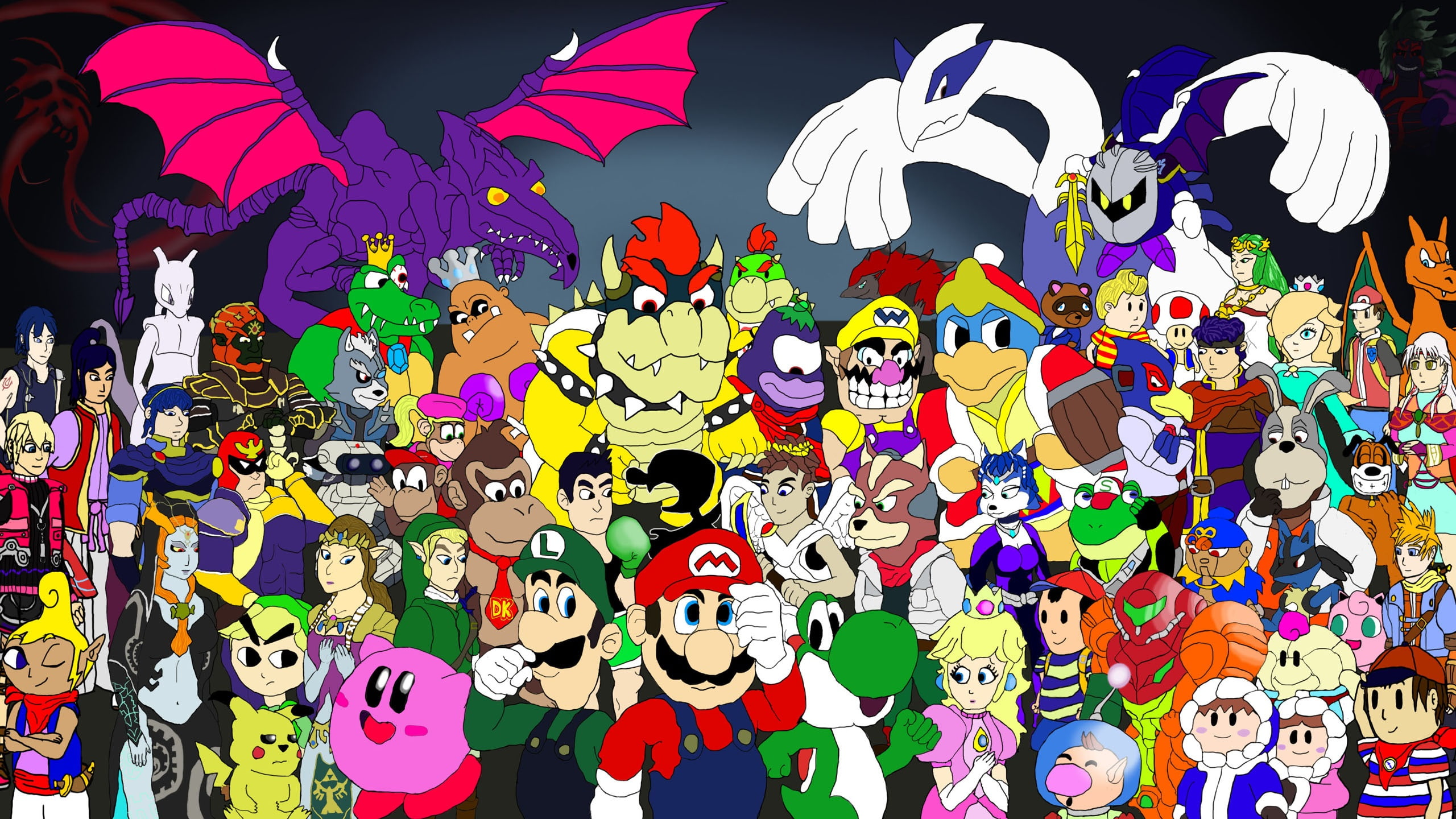 Nintendo, 2K, Tribute, Games, Character, HD Wallpaper