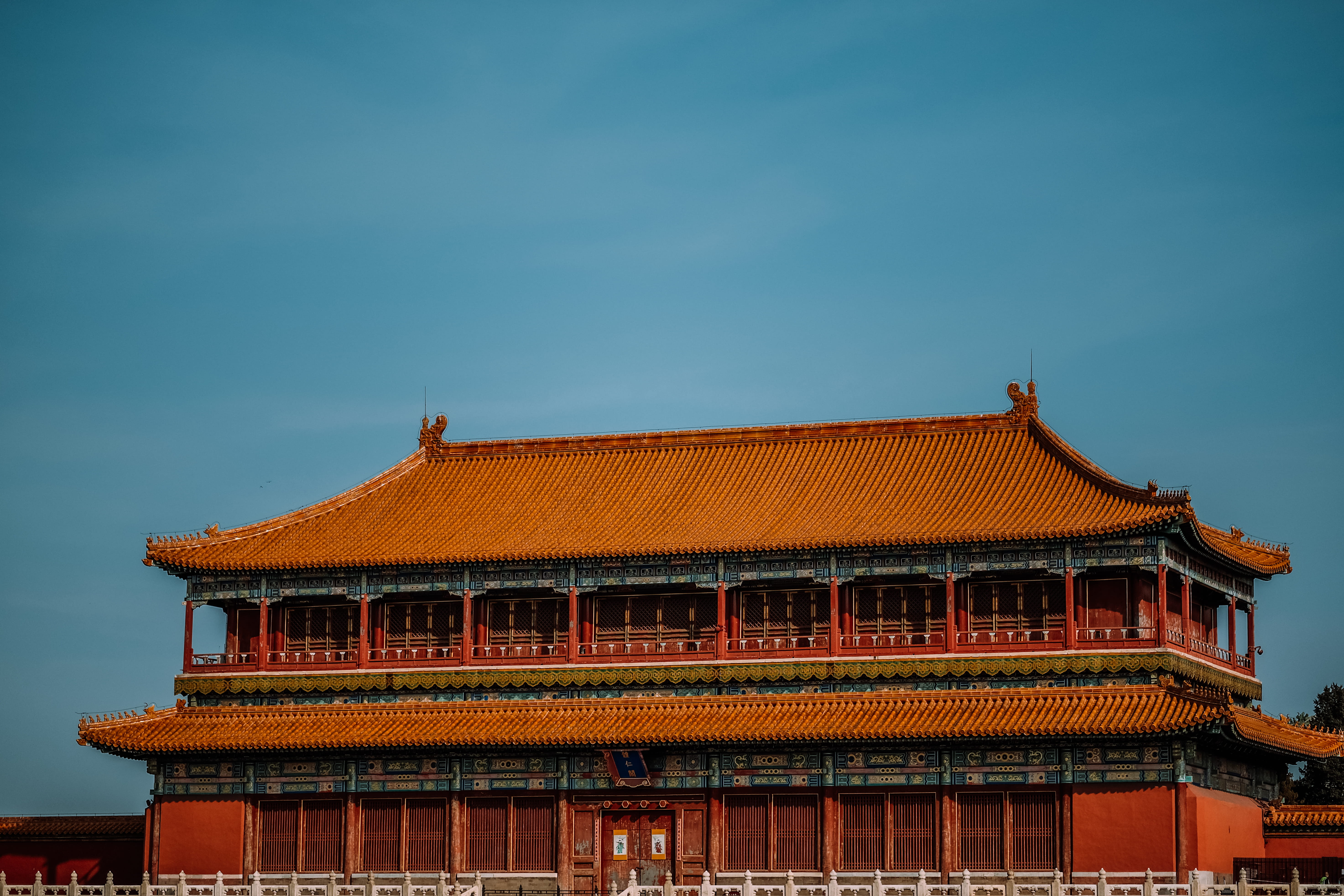 outdoors, temple, shrine, day, forbidden city, place of worship, 5K, no people, castle, building, mansion, spirituality, daytime, tower, palace, house, HD Wallpaper