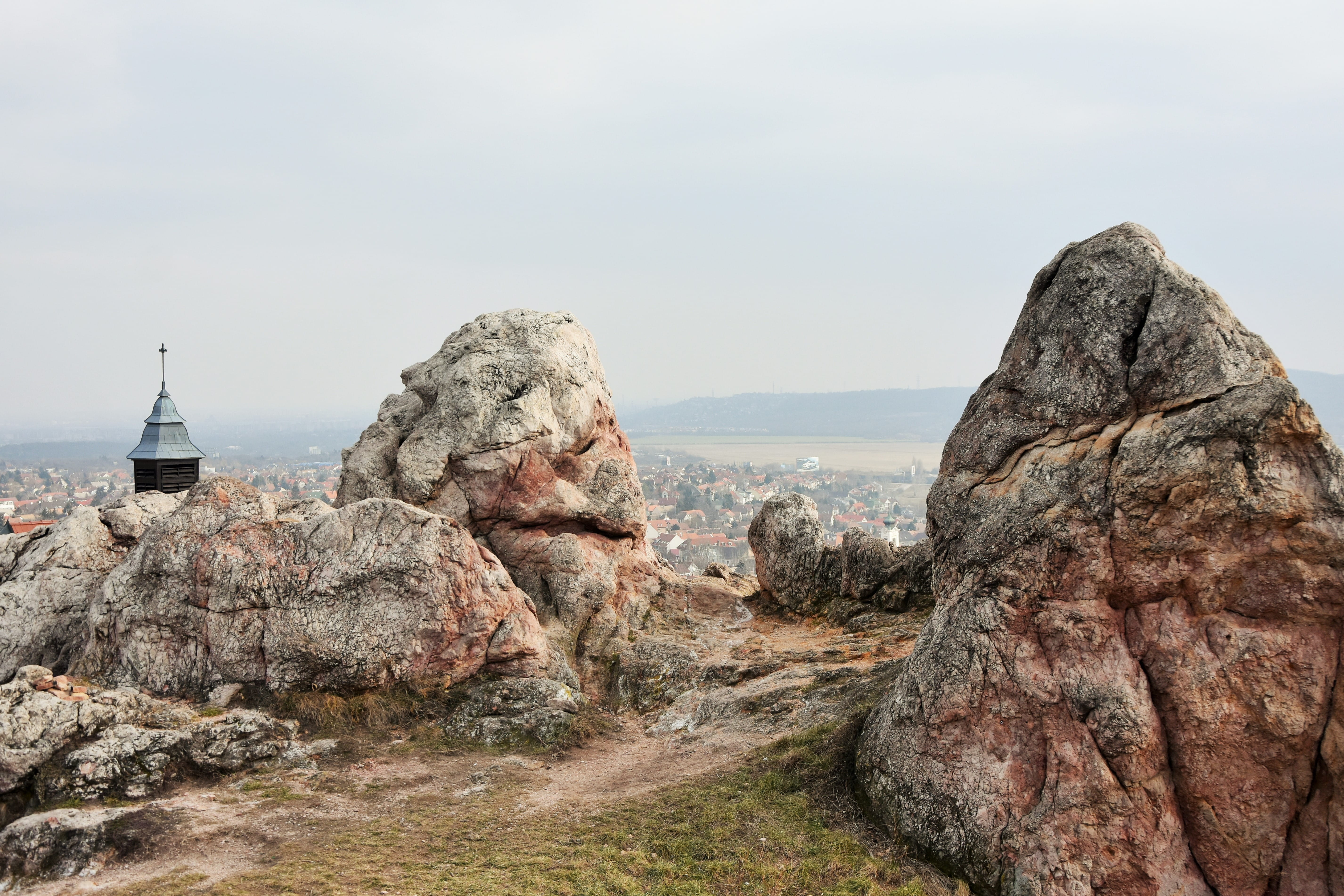 solid, bush, mesa, land, rock - object, bunker, cliff, nature, field, plant, stack rock, building, grassland, archaeology, day, sky, scenics - nature, tranquility, HD Wallpaper